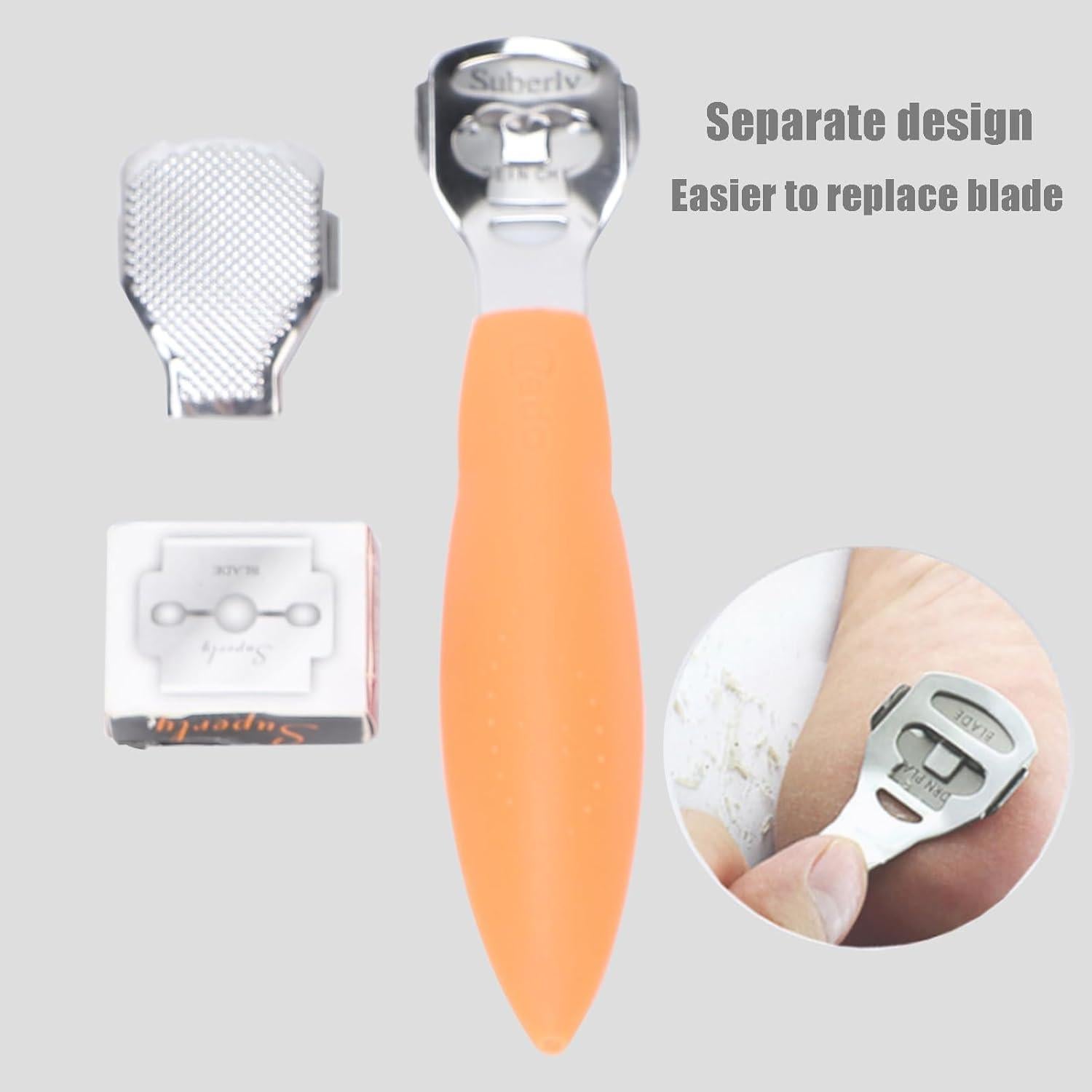 Kit de Lima para Pies Dioche con 11 Cuchillas Exfoliantes