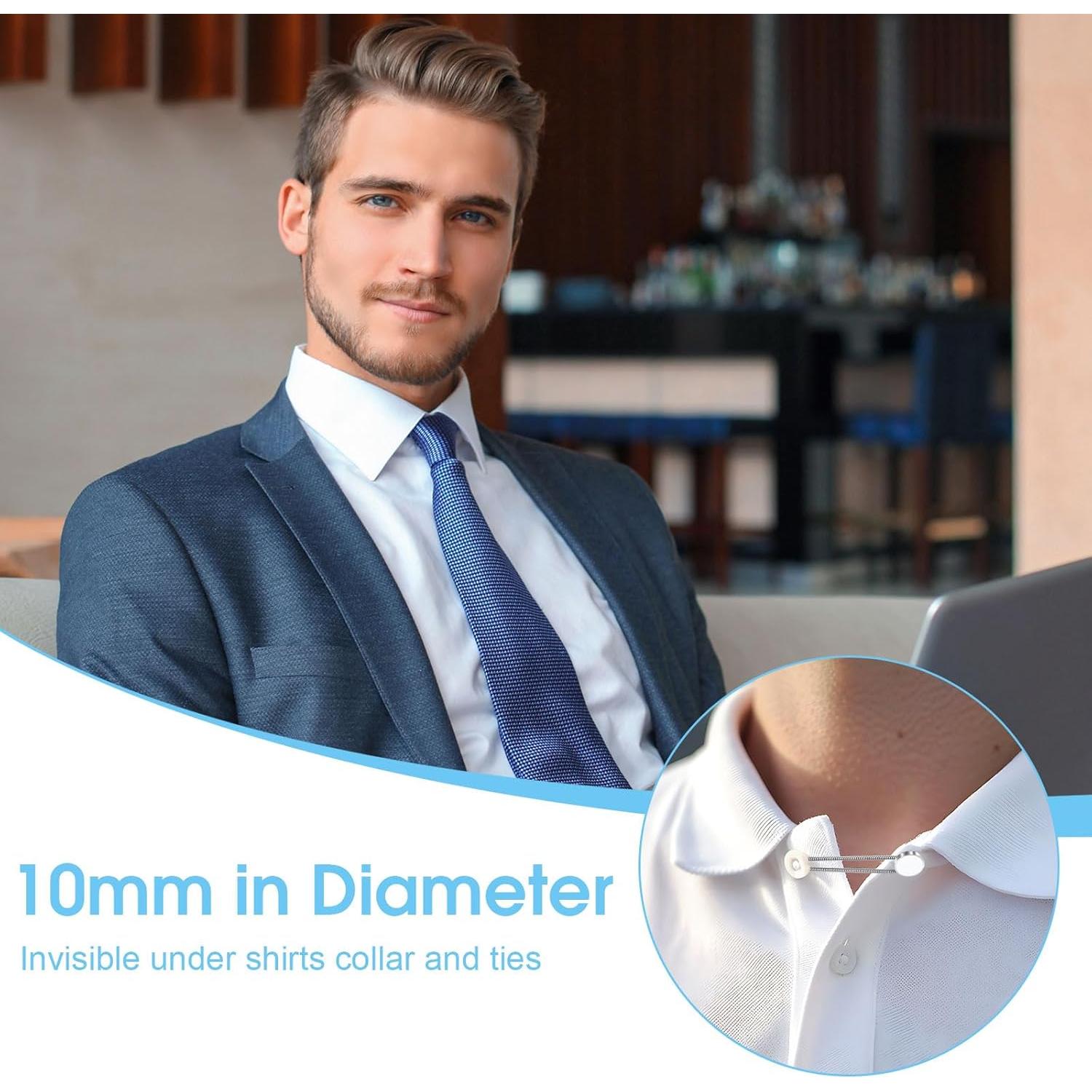 Extensores de Cuello para Camisas de Hombre PEASUG - 16 Pcs