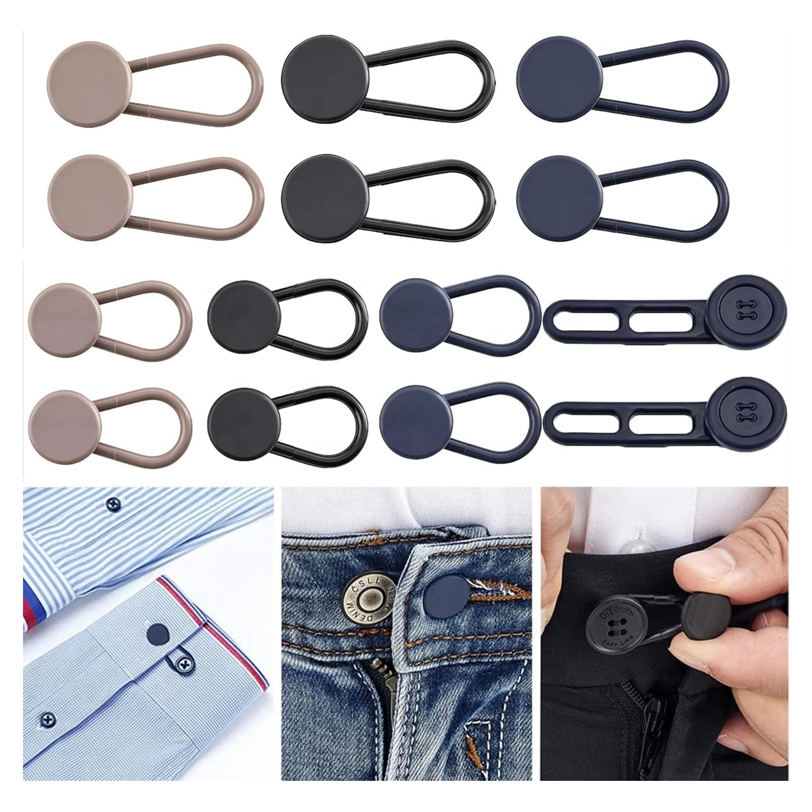 Extensores de Cintura para Pantalones JANCAN 14 PCS Ajustables