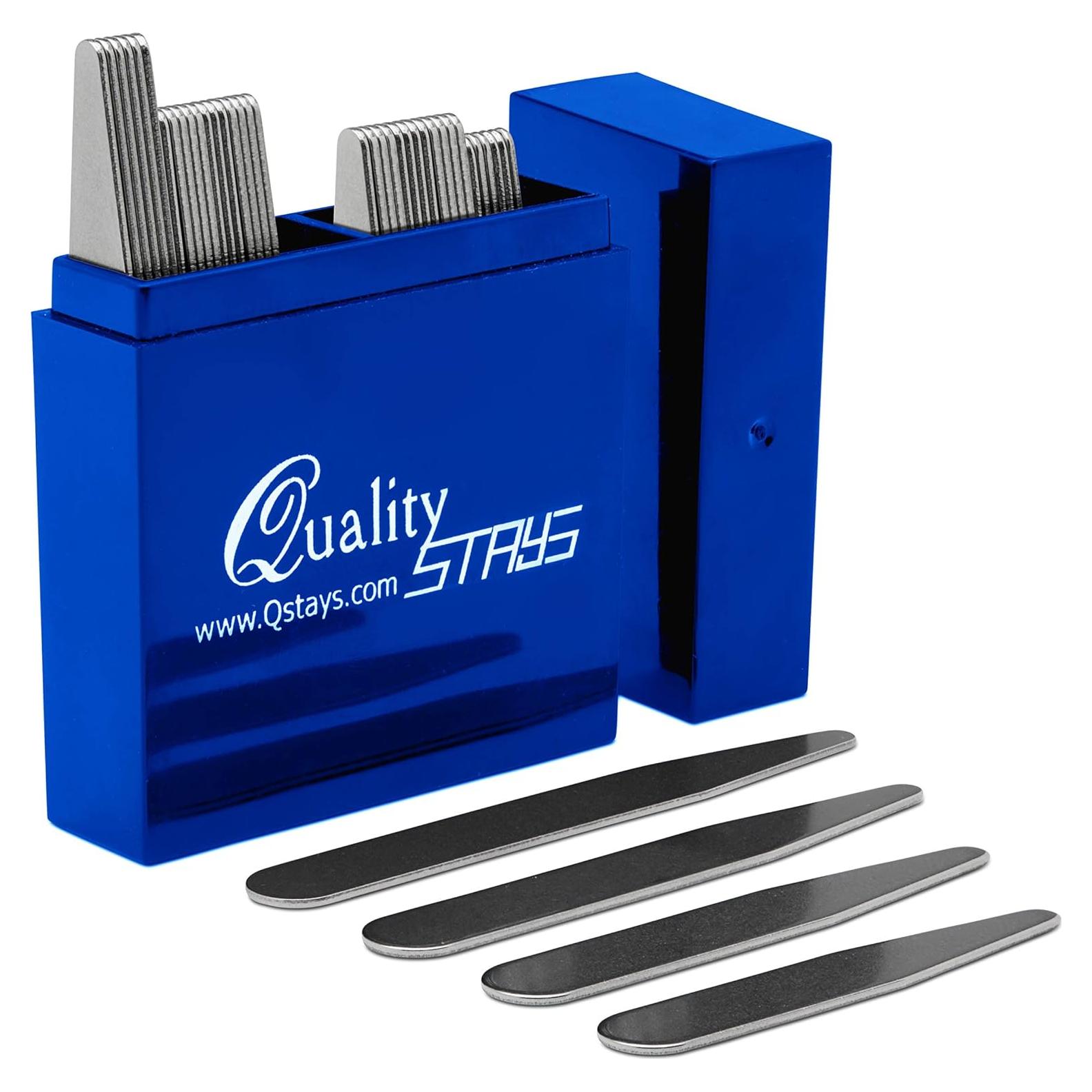 Permanentes Metálicas para Cuellos de Camisas de Hombre - 36 Piezas