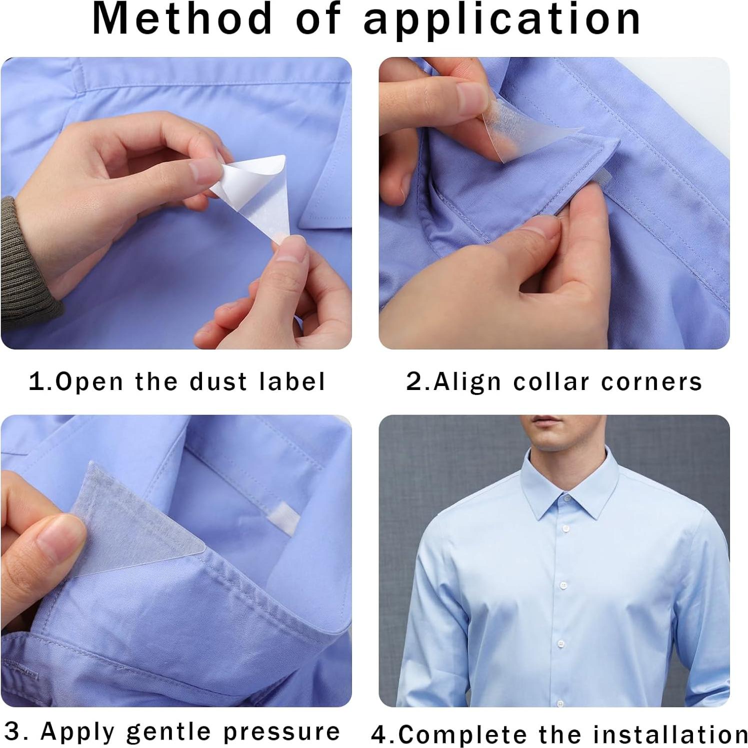 100 Soportes para Cuello de Camisa Polo Maxqzin - Antideformación