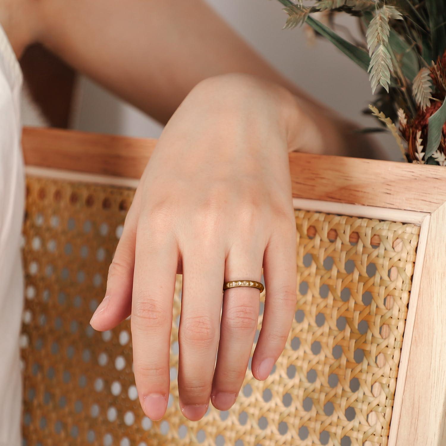 Anillos de boda de silicona Egnaro para mujeres - 2.5mm ancho