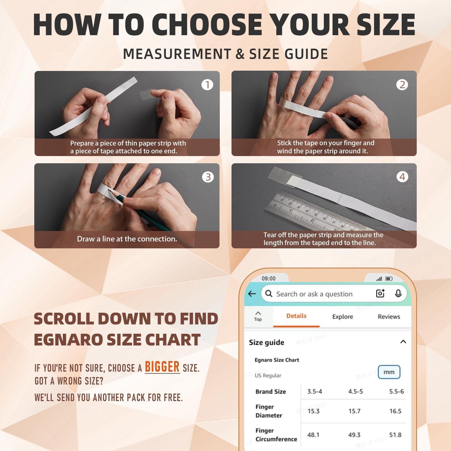 Anillos de boda de silicona Egnaro para mujeres - 2.5mm ancho