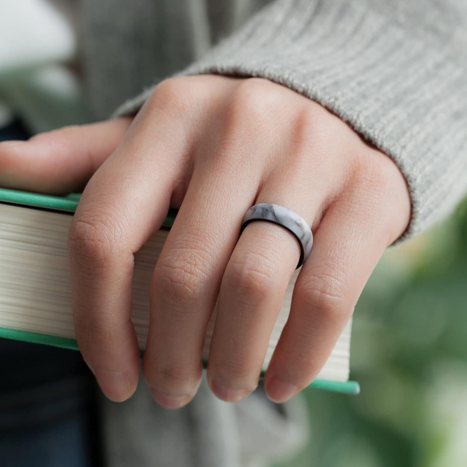 Anillos de Boda de Silicona ThunderFit para Mujeres - 5.5mm