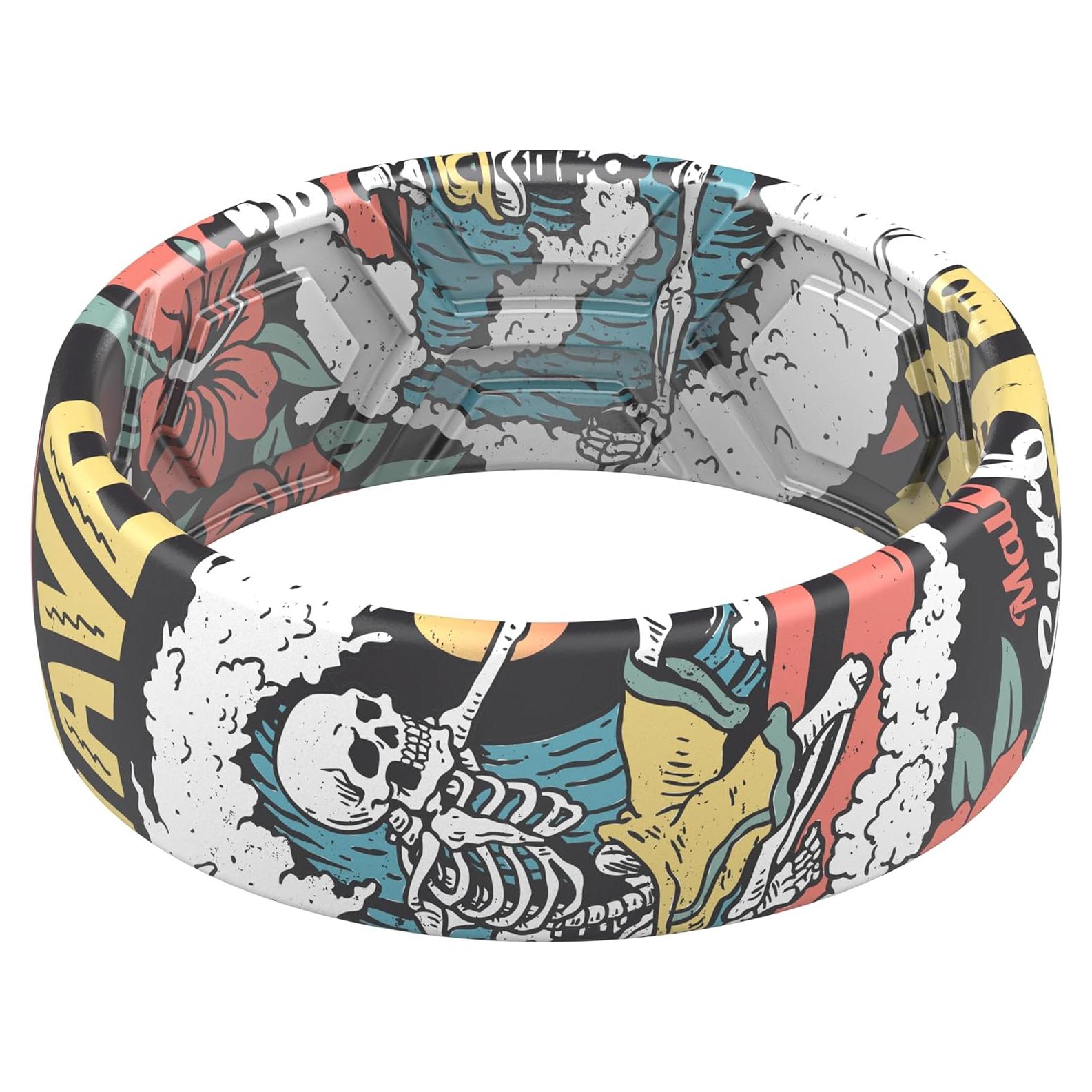 Anillo de Boda de Silicona ThunderFit para Hombres 8mm