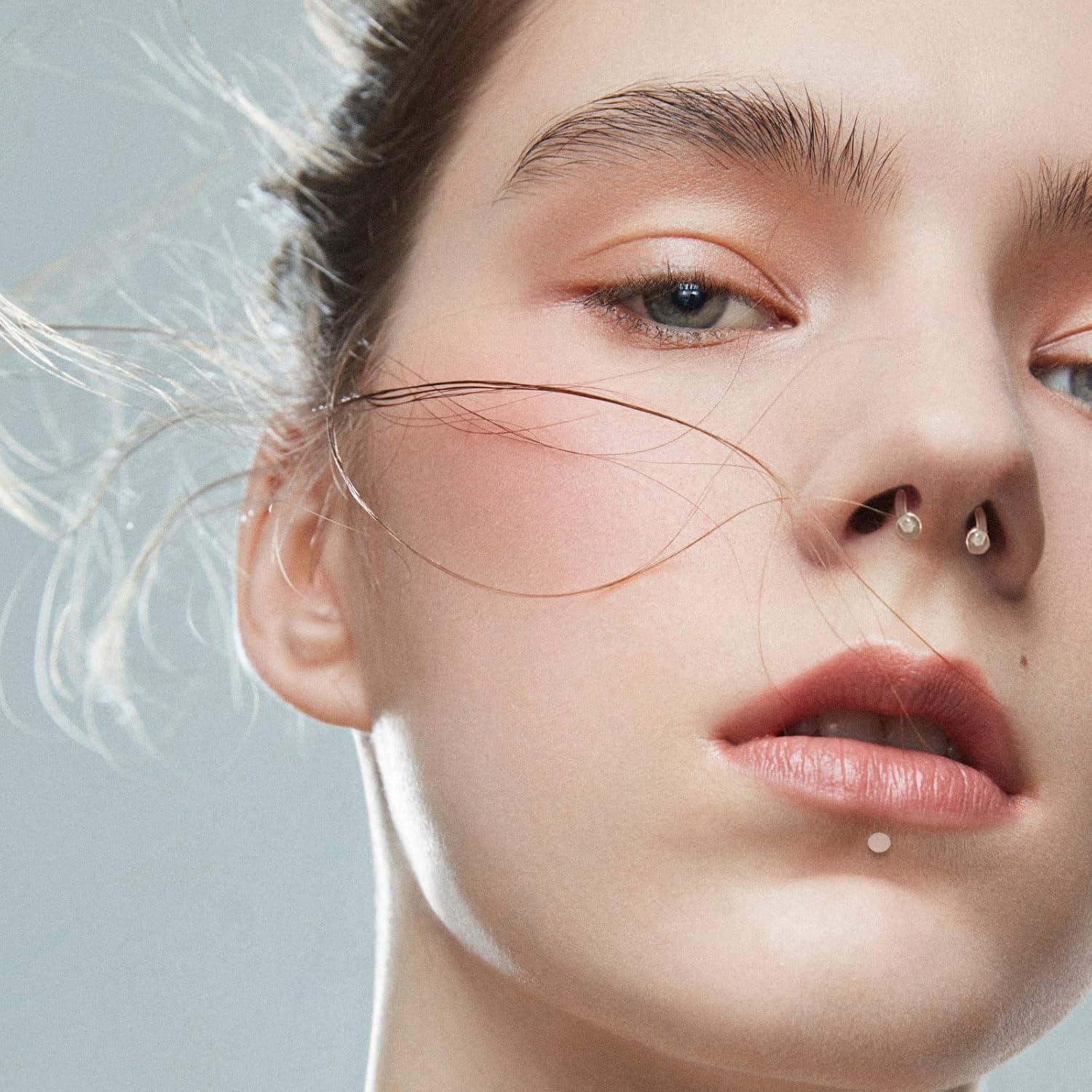 60 Retenedores Transparentes Bioflex para Piercings - Hipoalergénicos