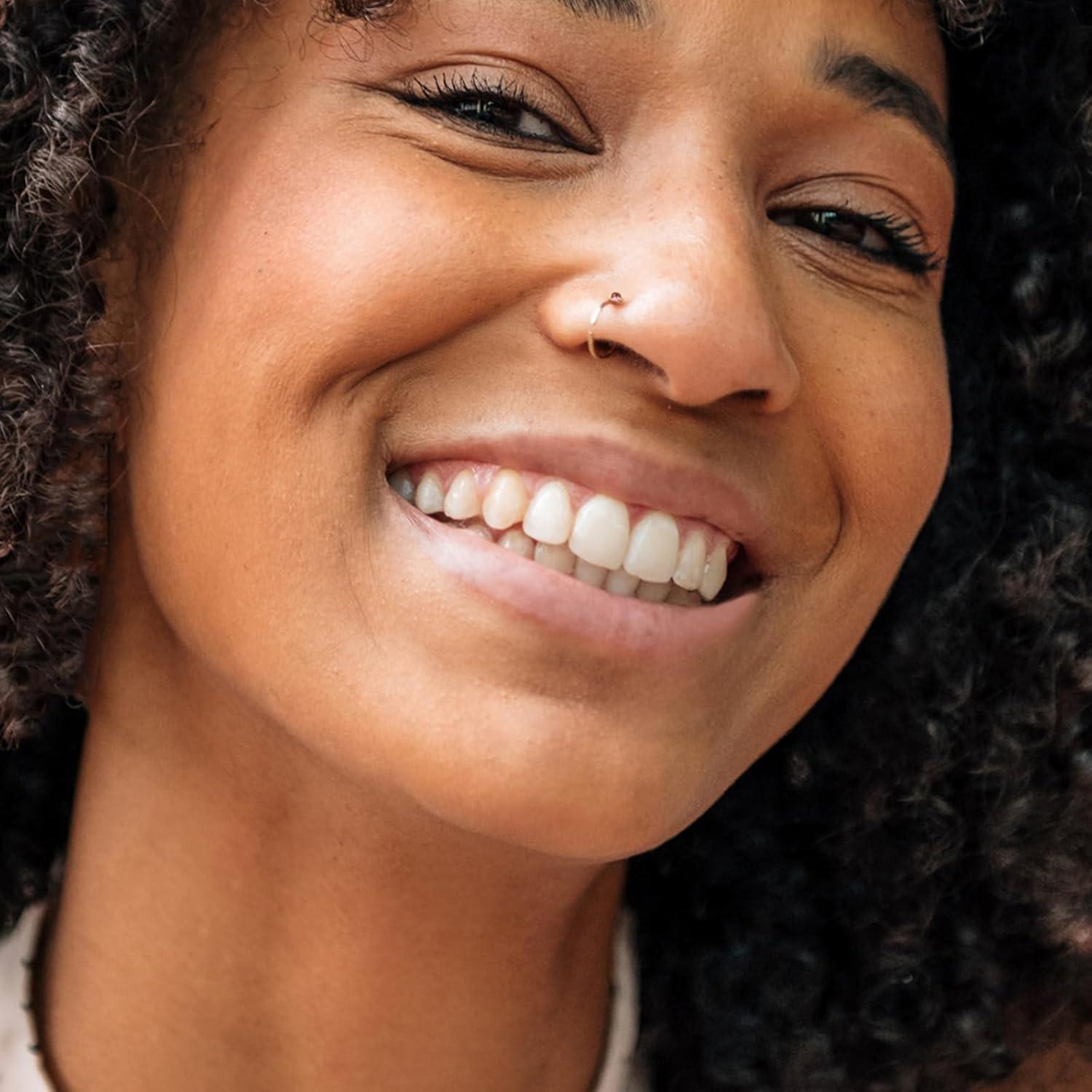 Aros de Nariz para Mujeres BSJ4U 20G Acero Inoxidable 12 Piezas