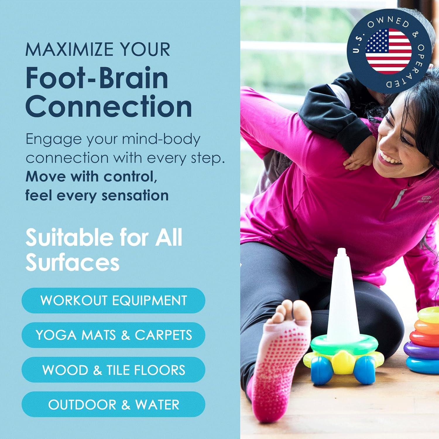 Calcetines de Agarre Tucketts Allegro sin Dedos para Mujeres