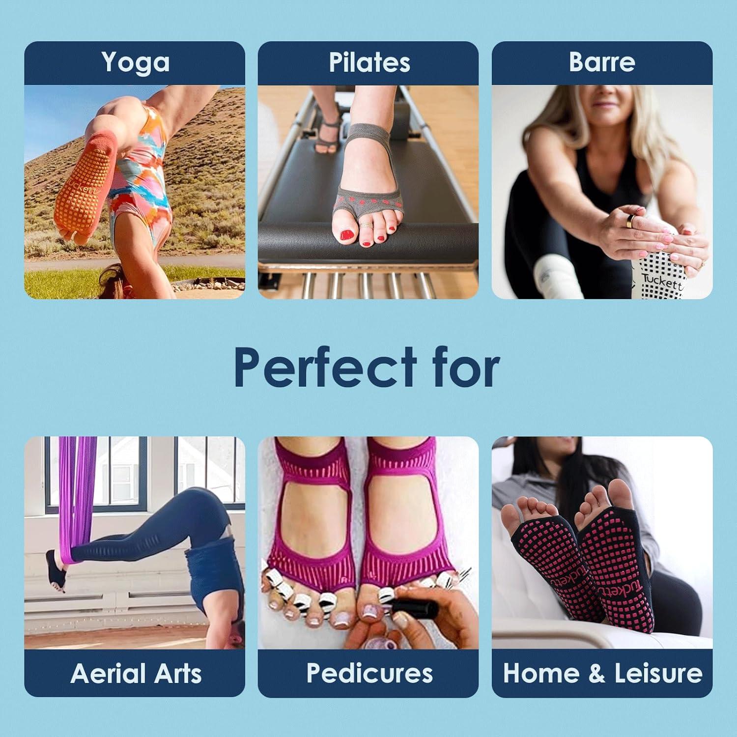 Calcetines Antideslizantes Tucketts Sin Dedos para Mujeres 6-13