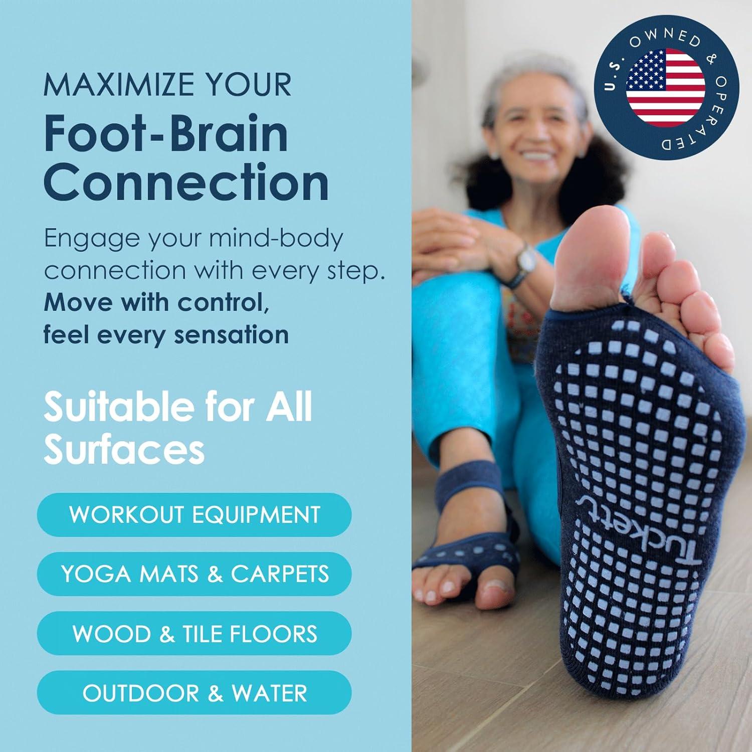 Calcetines Antideslizantes Tucketts Sin Dedos para Mujeres 6-13