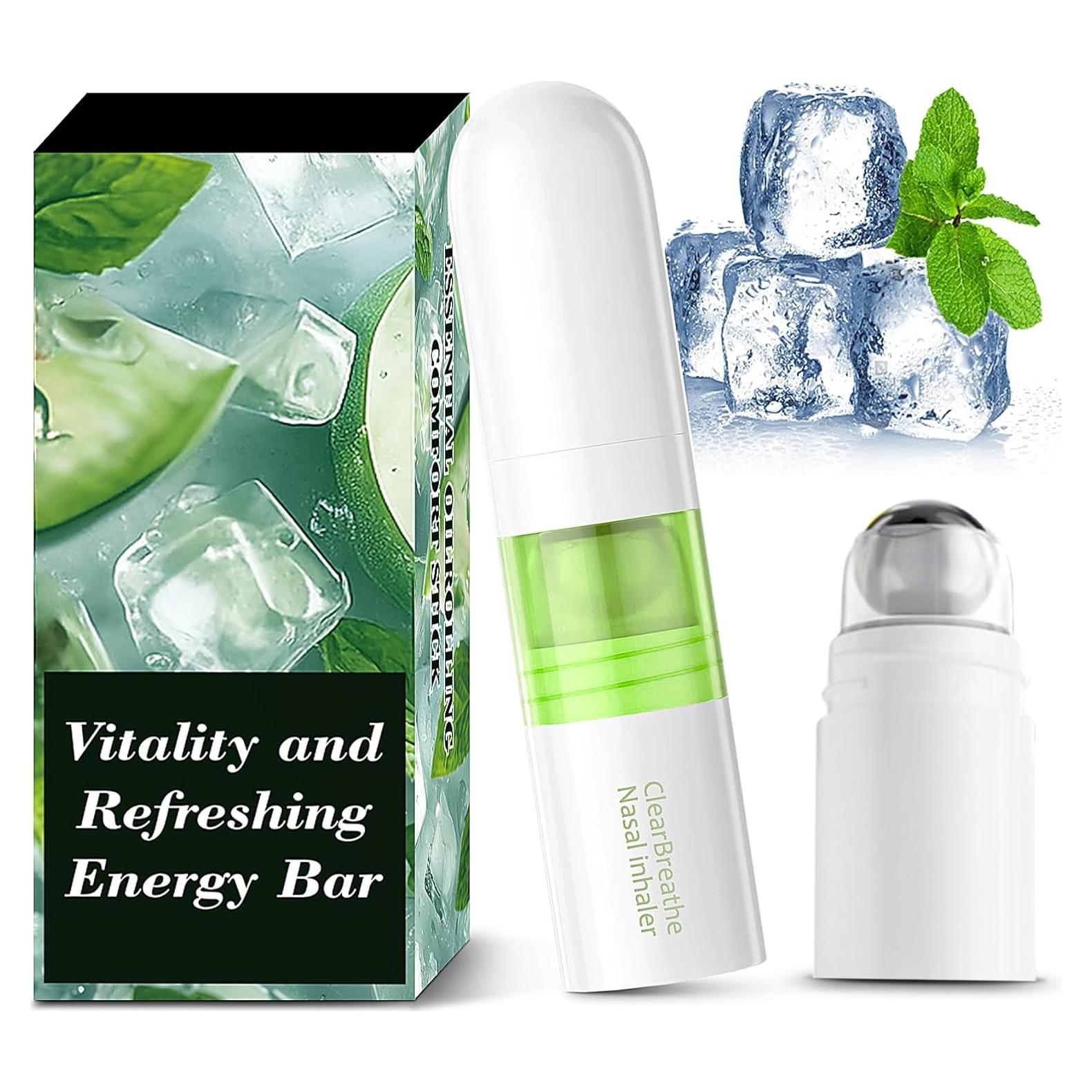 Inhalador Nasal de Menta EXQUISLIFE - Alivio Sin Medicamentos