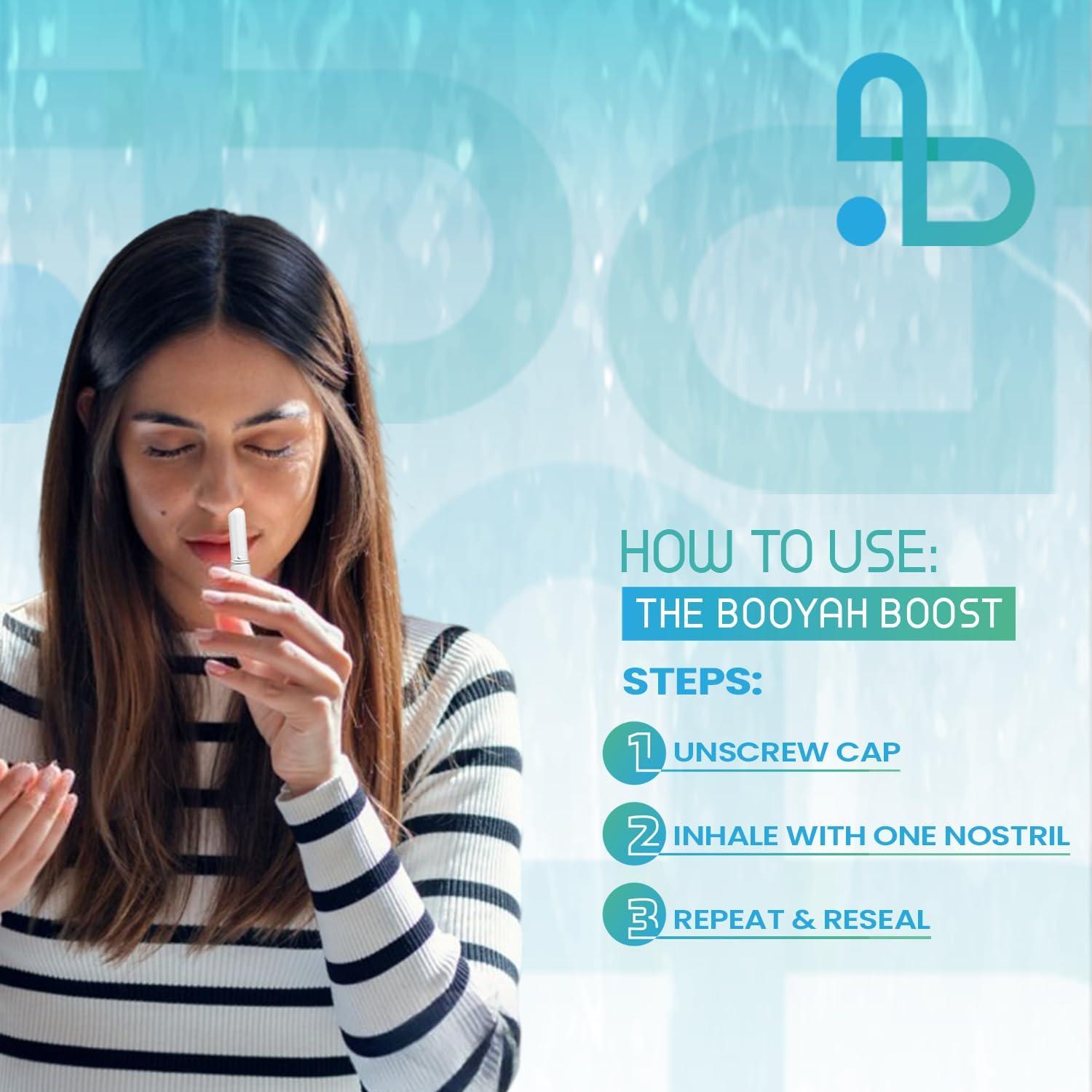 Palitos Nasales Aromaterapia Natural Booyah Blast 4PK