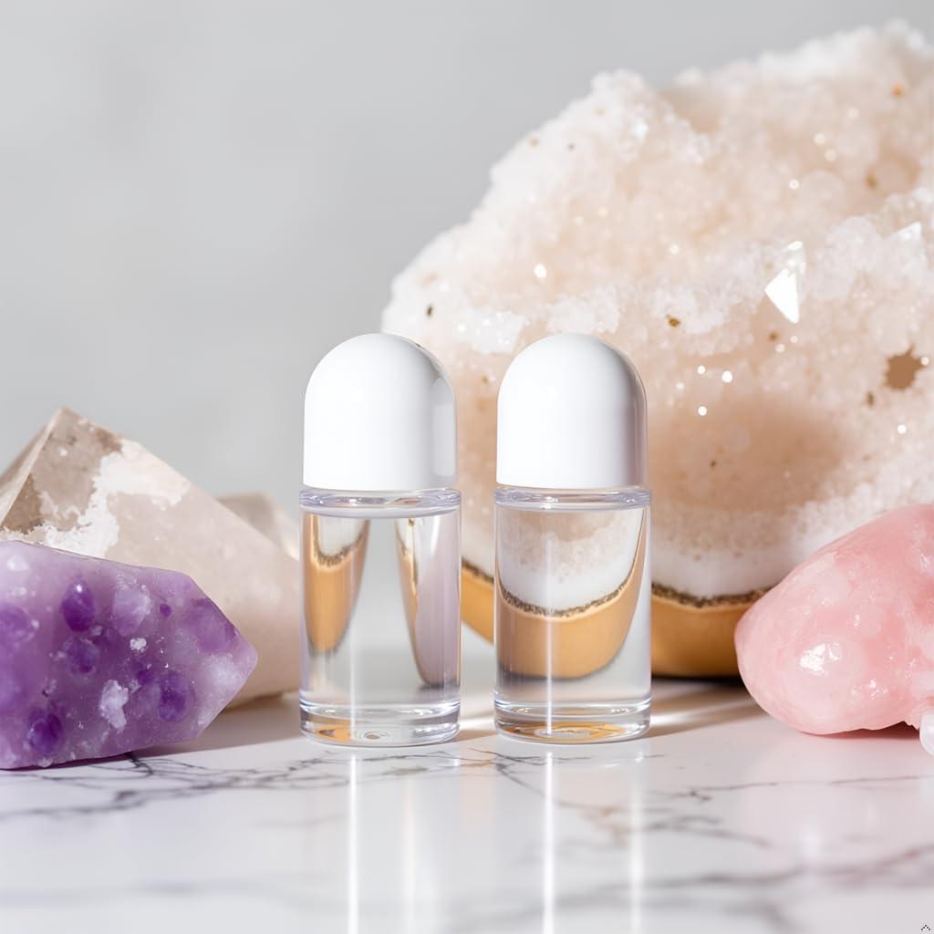 2 Botellas de Rodillo de Vidrio 50ml Galepromot a Prueba de Fugas