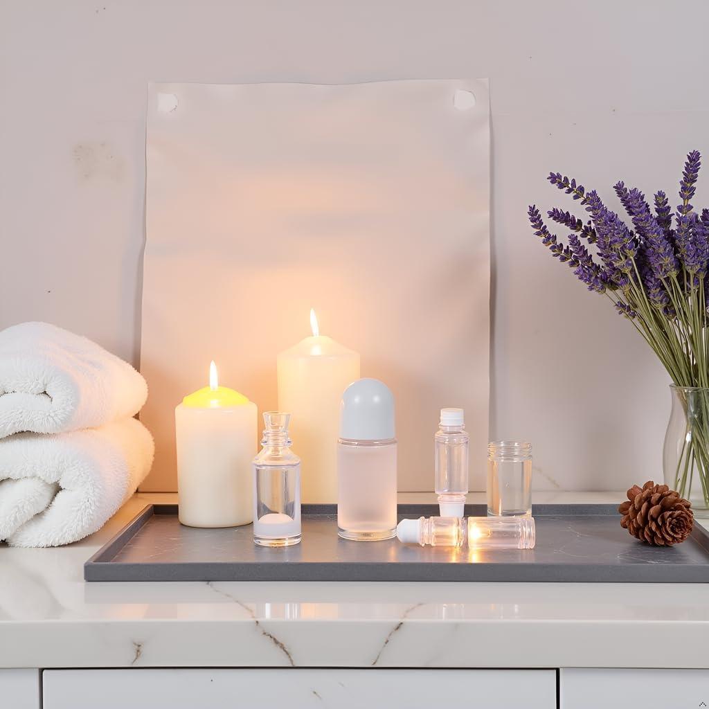 2 Botellas de Rodillo de Vidrio 50ml Galepromot a Prueba de Fugas