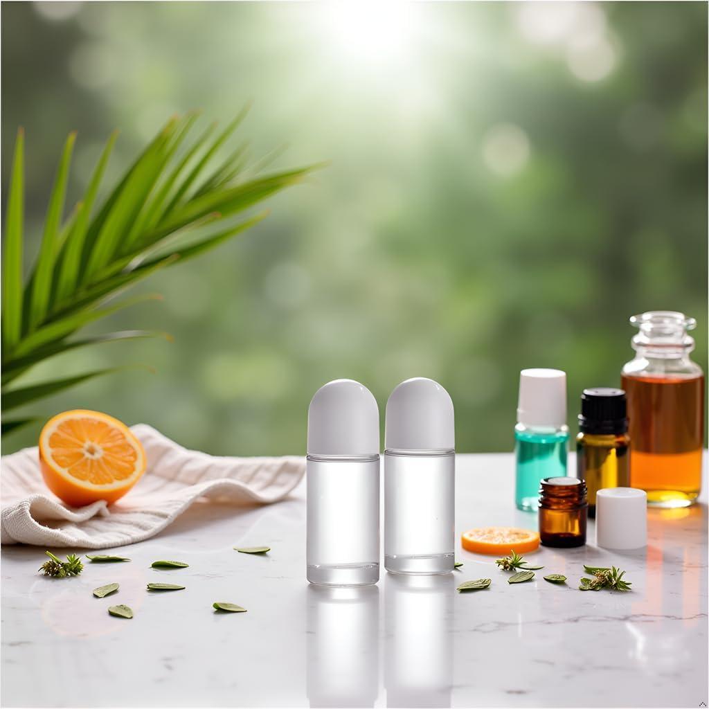 2 Botellas de Rodillo de Vidrio 50ml Galepromot a Prueba de Fugas