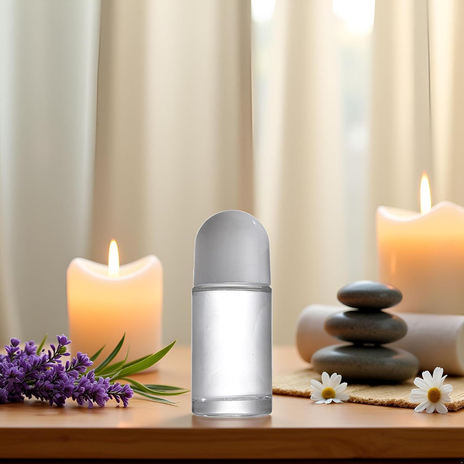 Juego de 2 Botellas de Rodillo de Vidrio 50ML Fansoftiks