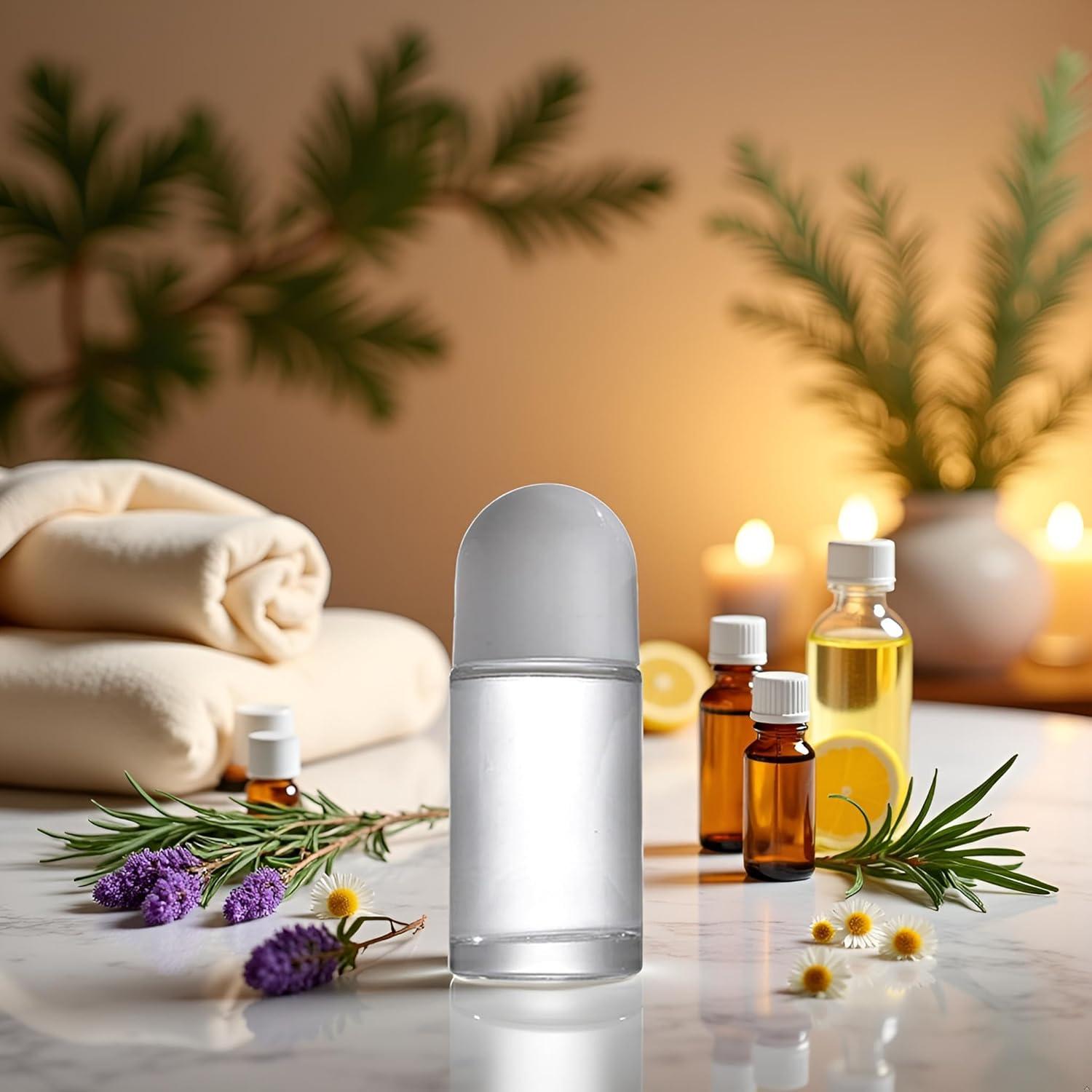 Juego de 2 Botellas de Rodillo de Vidrio 50ML Fansoftiks