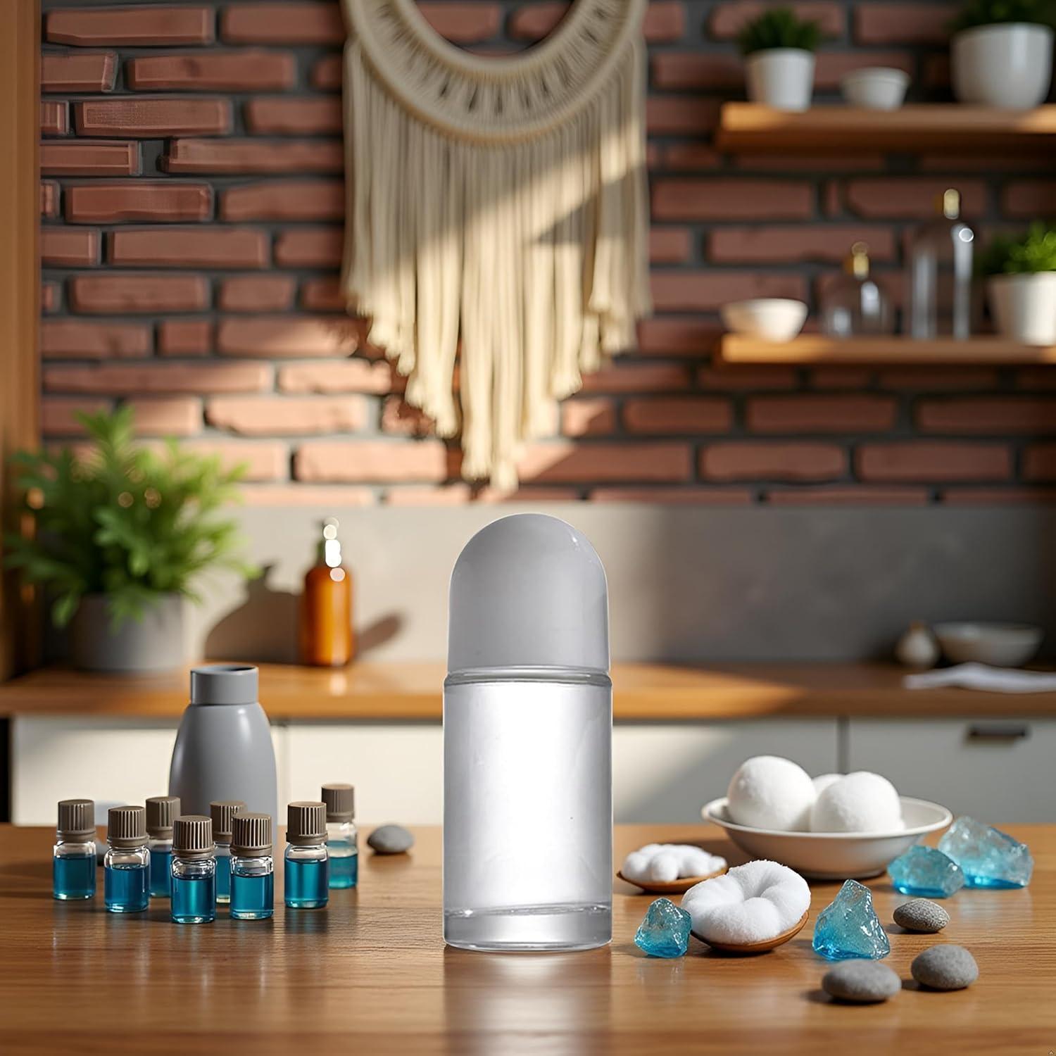 Juego de 2 Botellas de Rodillo de Vidrio 50ML Fansoftiks