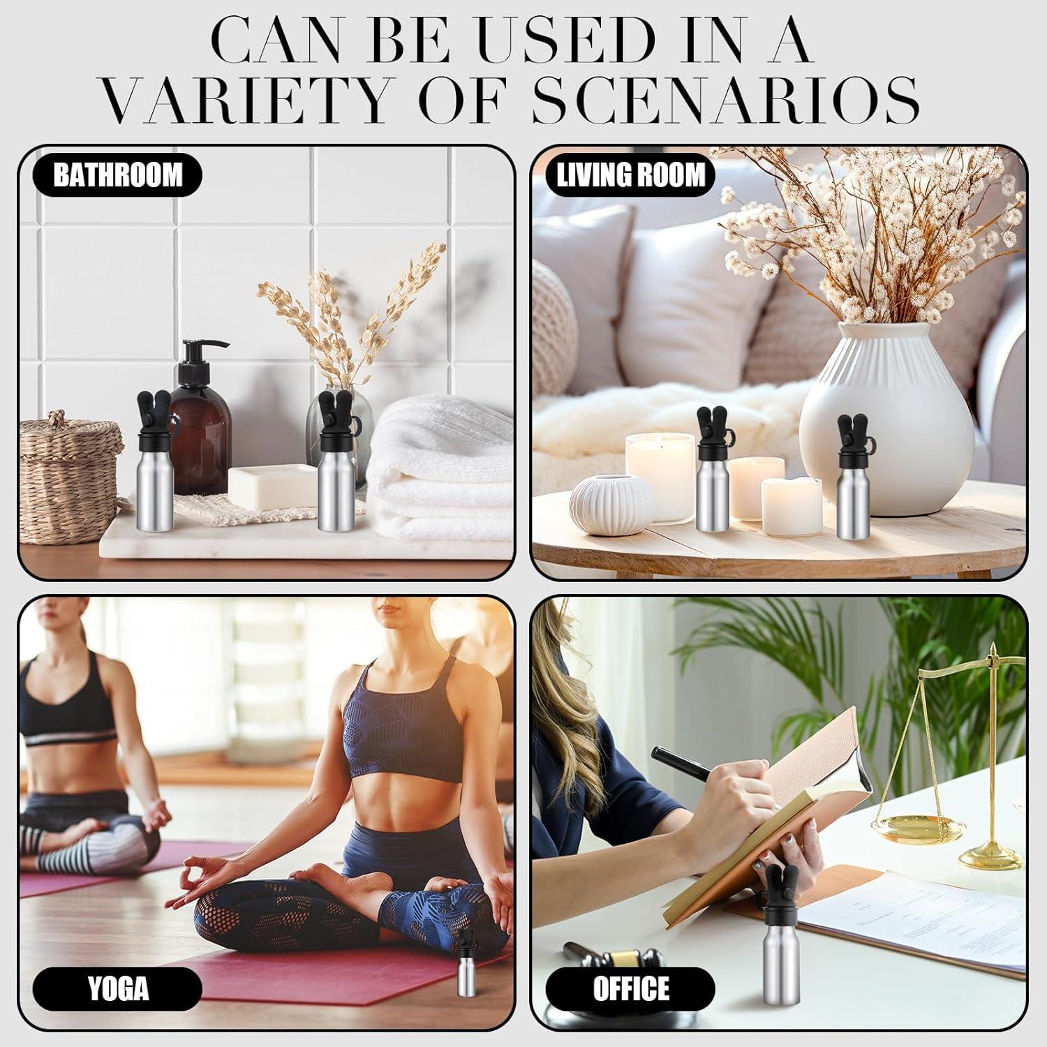 Inhaladores de Aceite Esencial Chunful 2 Pcs Doble Orificio