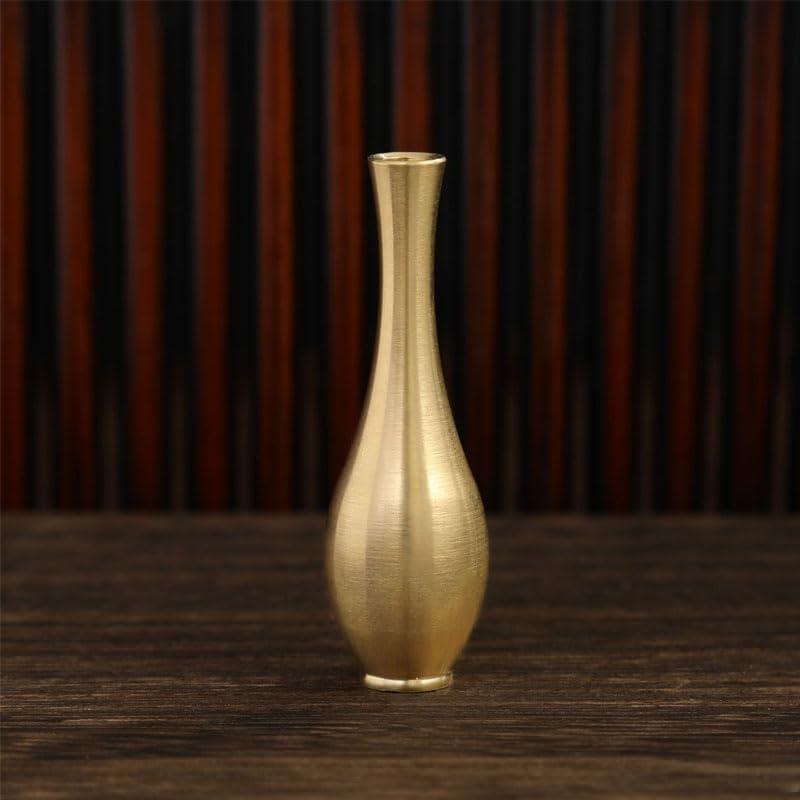 4 Soportes de Incienso Mini Jarrón de Latón NOIAFZY 6x2 cm