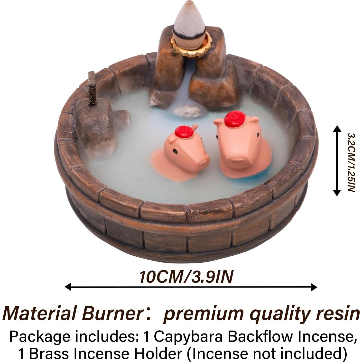 Soporte de Incienso de Retroceso MOUGIG Capibara 29.2cm