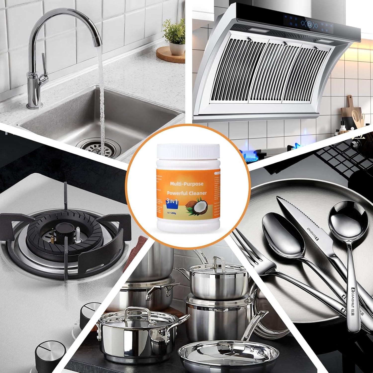 Limpiador Multiusos LSROUMEL 3 en 1 para Cocina 248g