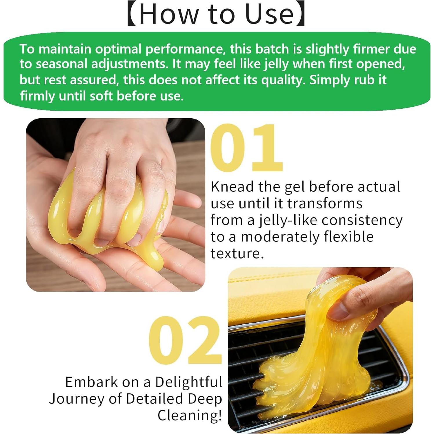 Gel de Limpieza ASFSKY Arándano 160g para Automóviles y Electrónicos