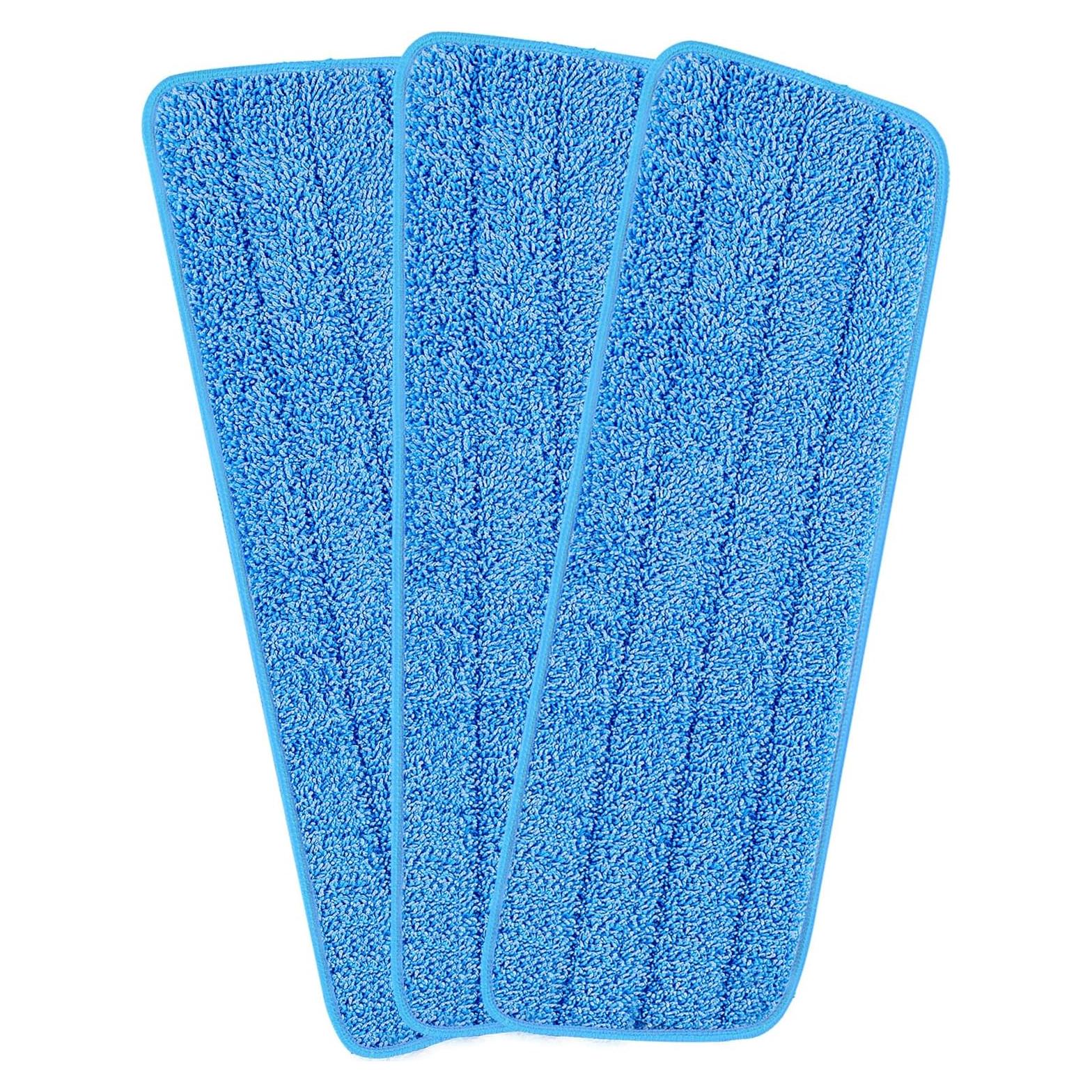 Juego de 3 cabezales de mopa de microfibra H-Gamely 41.91x13.97 cm