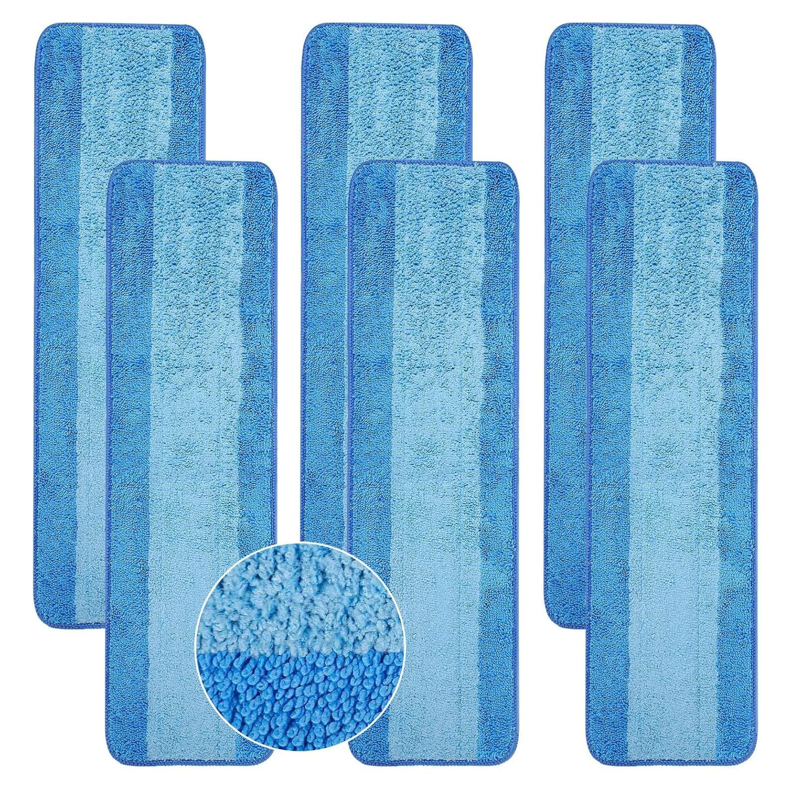 Paquete de 6 almohadillas de microfibra Wlich 45.72 cm