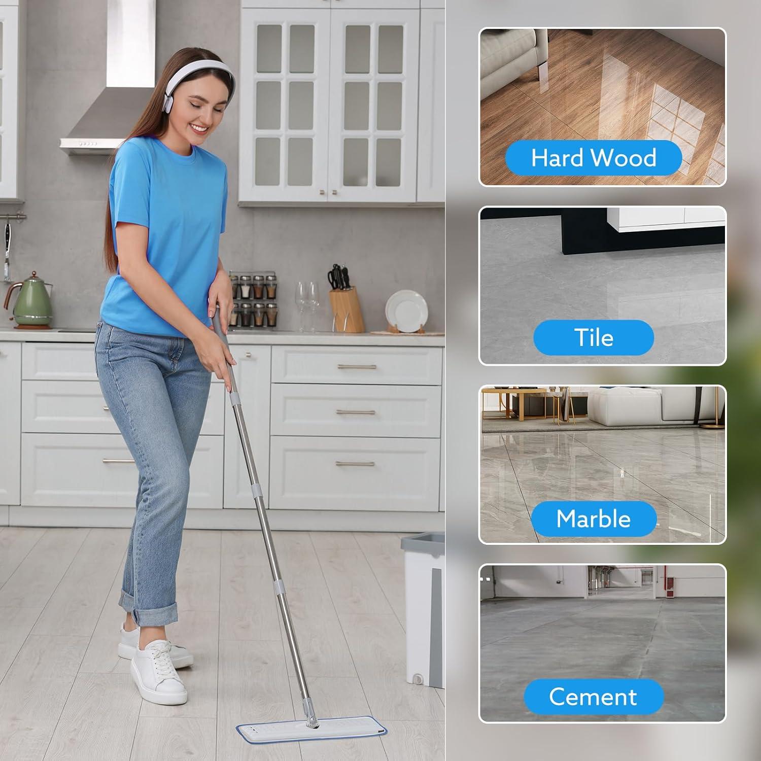 Paquete de 6 almohadillas de microfibra Wlich 45.72 cm