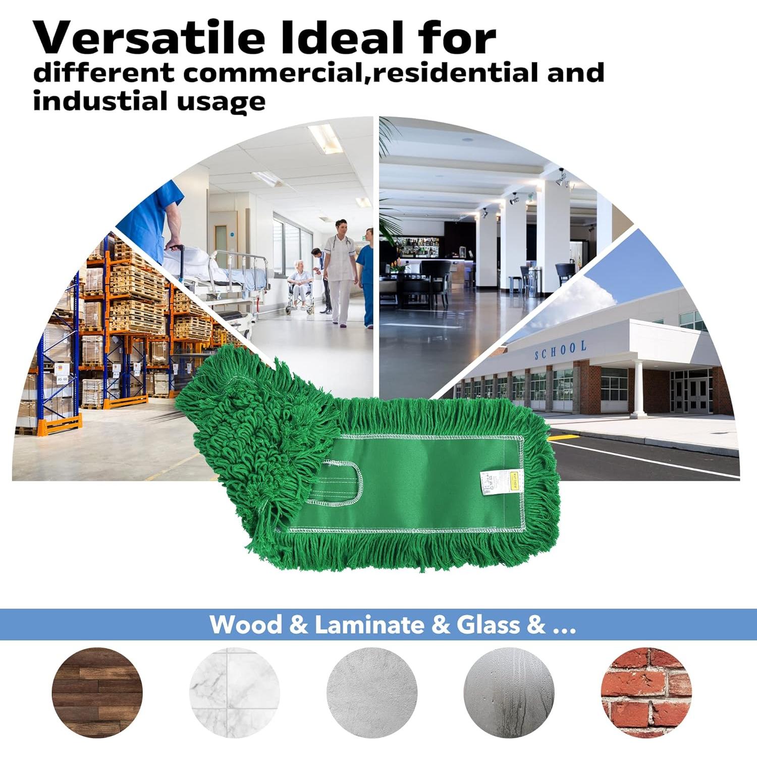 Repuesto de Mopa de Algodón 60.96 cm Matthew - Paquete de 3