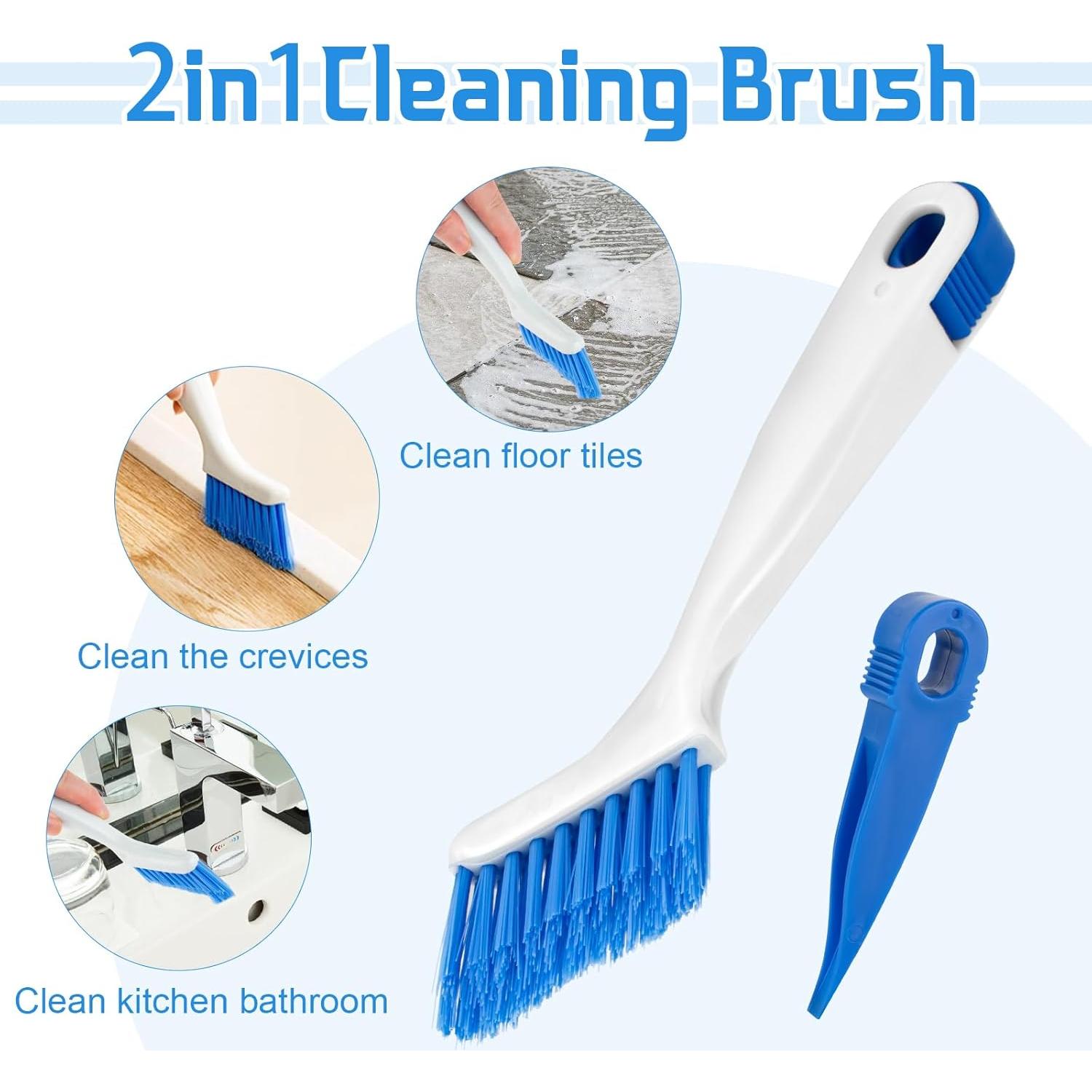 Juego de Cepillos de Limpieza SENEMO 4 Piezas para Grietas