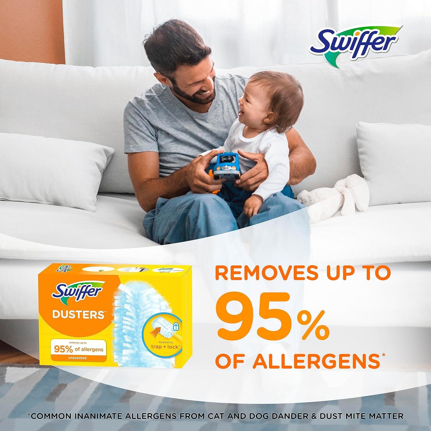 Kit de inicio Swiffer Dusters con mango y 5 plumones