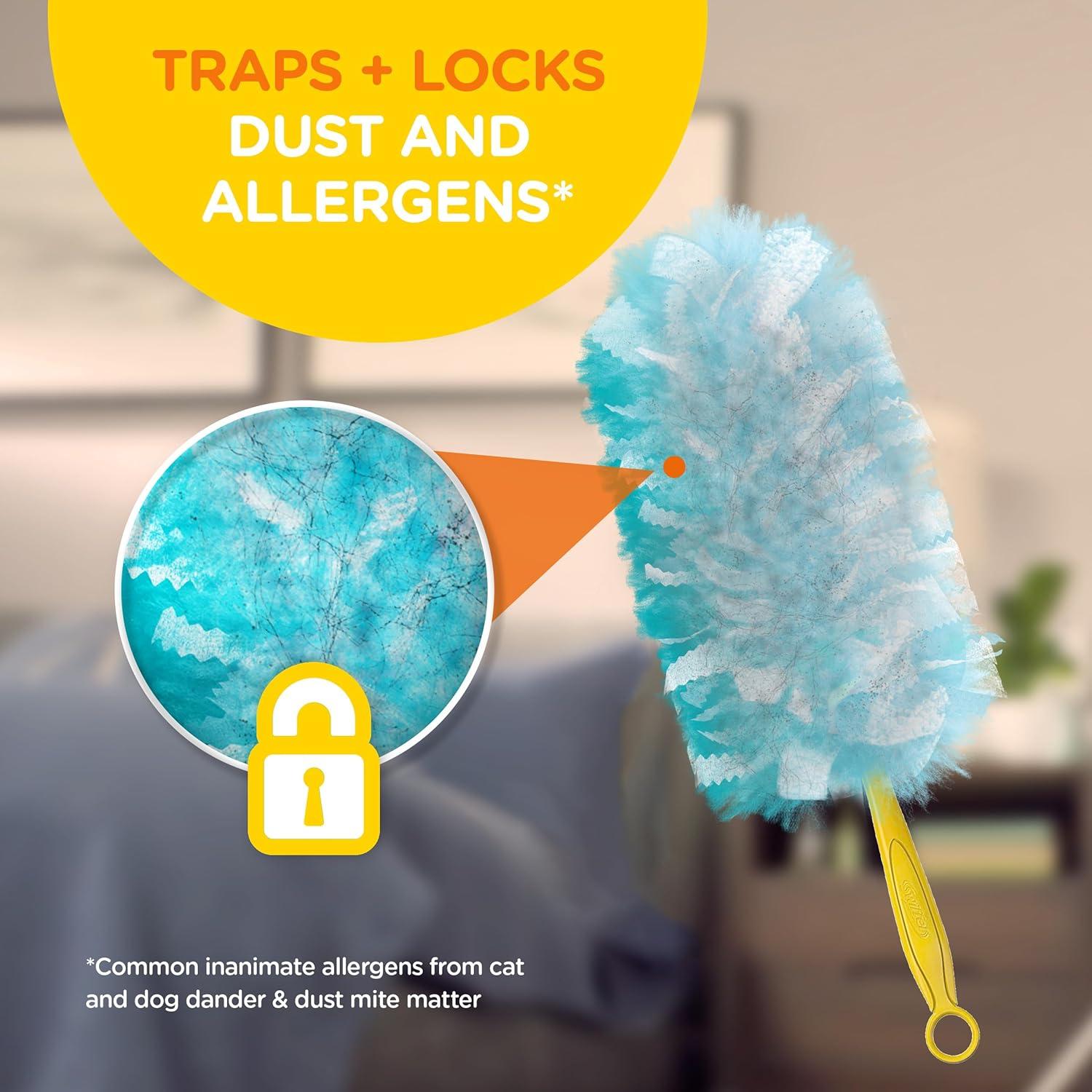 Kit de inicio Swiffer Dusters con mango y 5 plumones