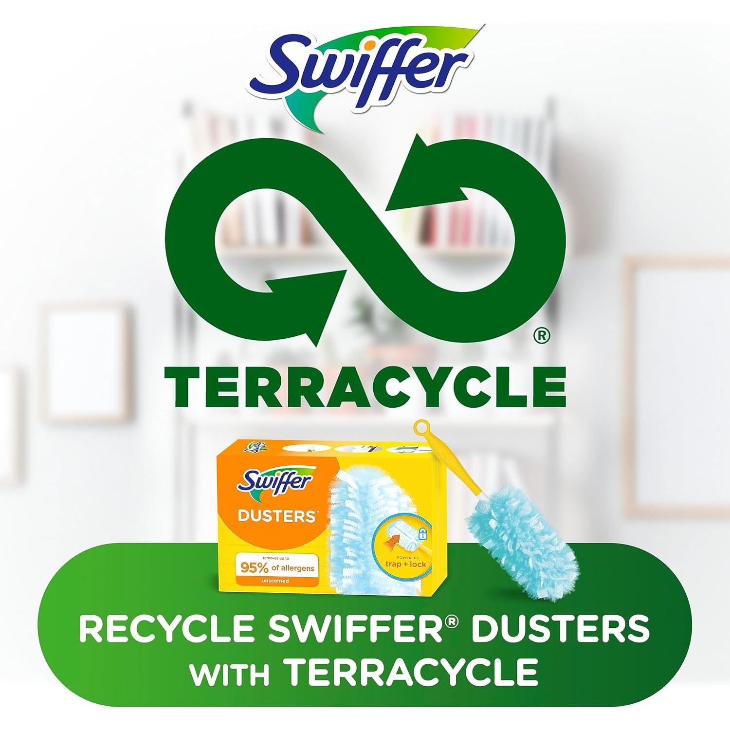 Kit de inicio Swiffer Dusters con mango y 5 plumones