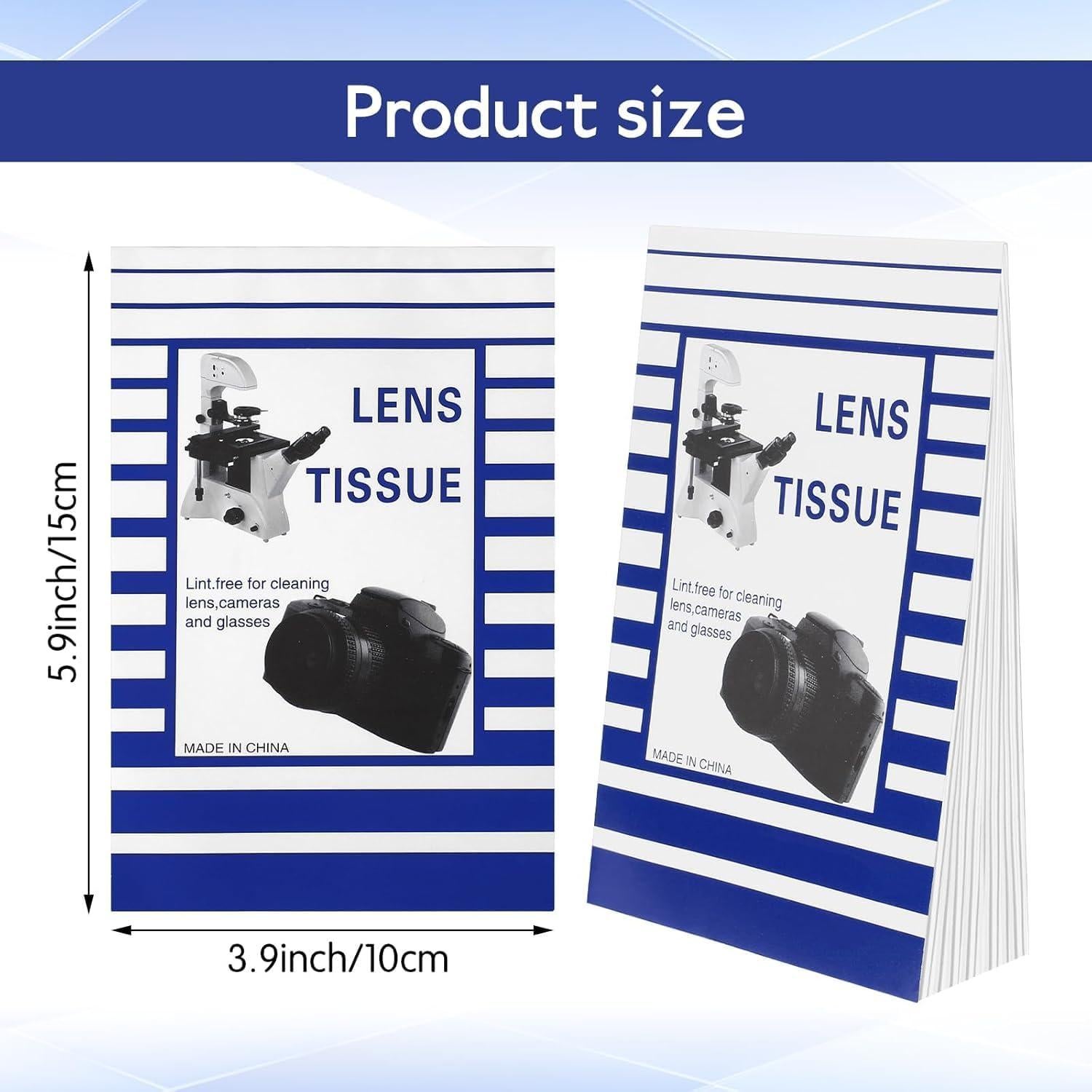 500 Pañuelos de Limpieza de Lentes Ahltoiex 15x10 cm