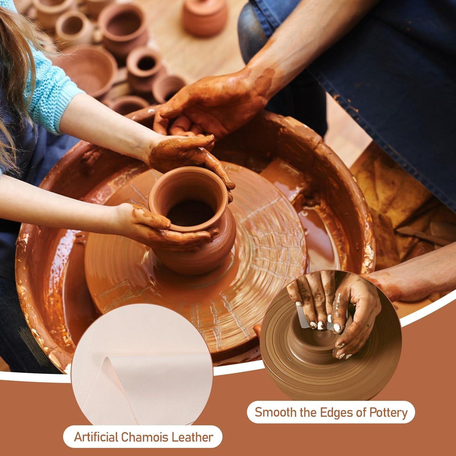 10 Piezas Chamois Cerámica Thinp 20x20 cm Beige