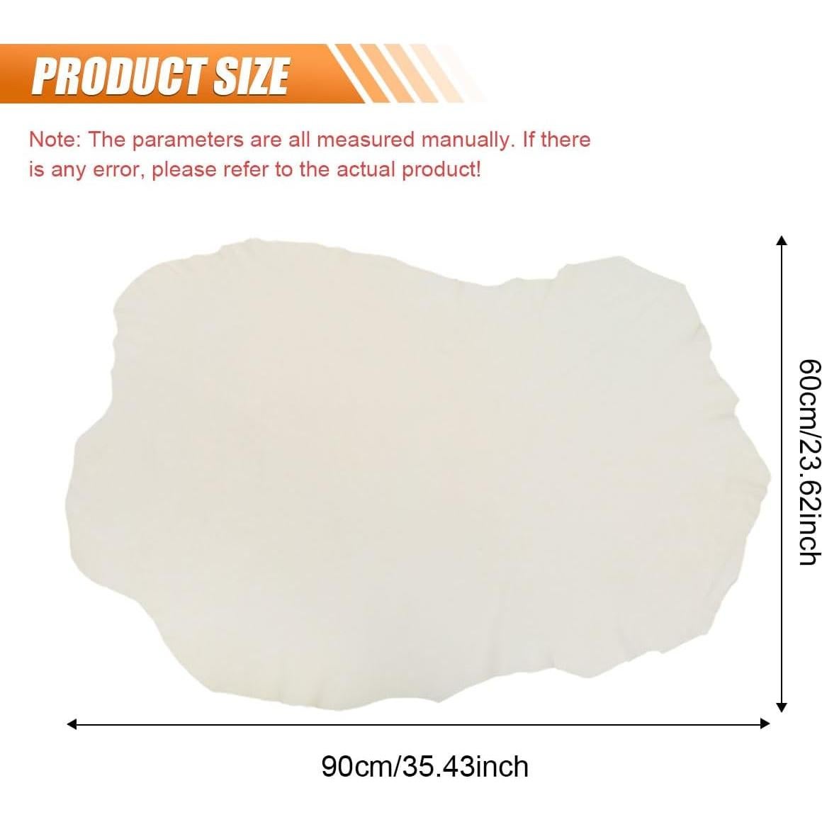 Paño de Chamois Natural BDZMC 90x60 cm para Coche