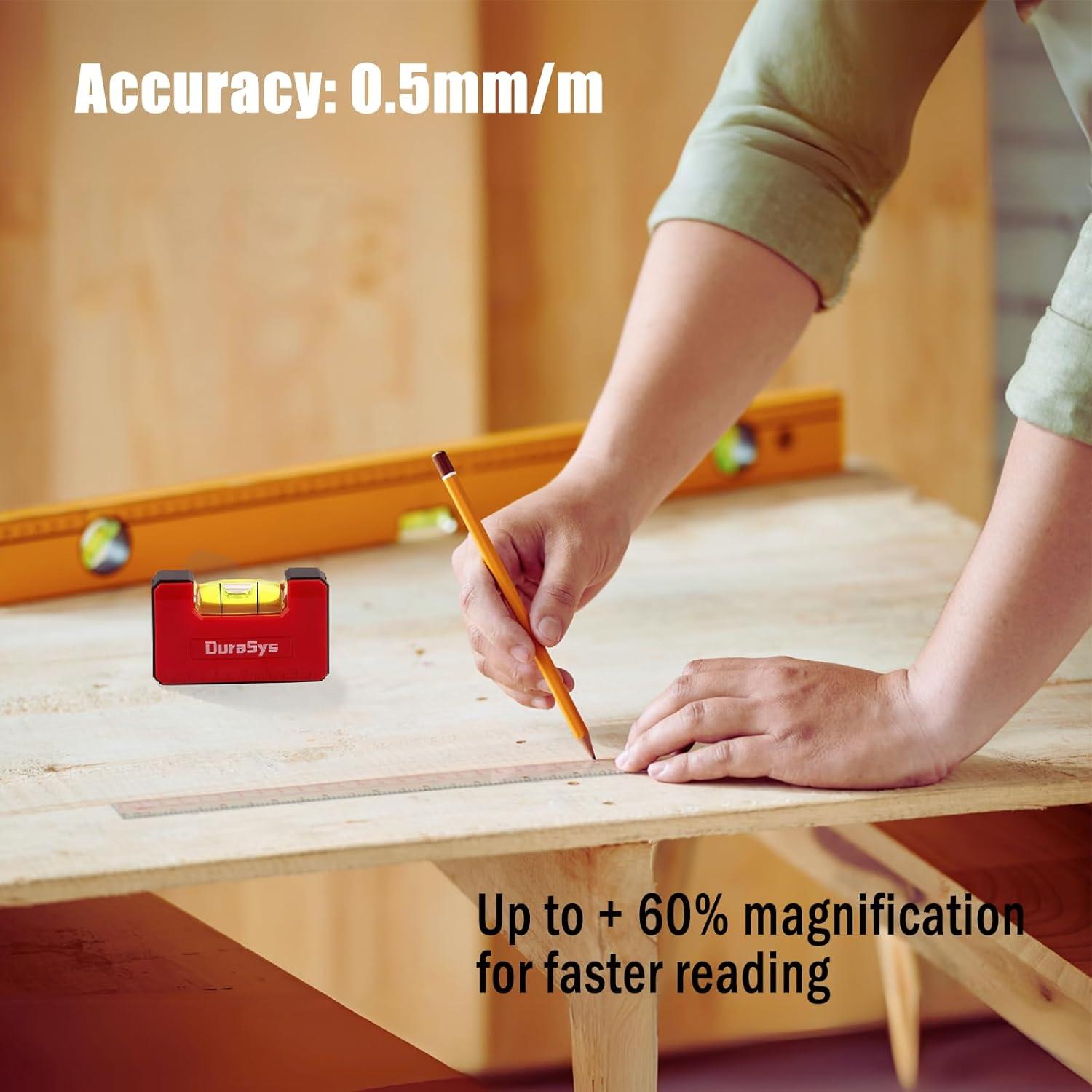 Nivel Magnético Portátil DuraSys Mini 63.5 mm Precisión