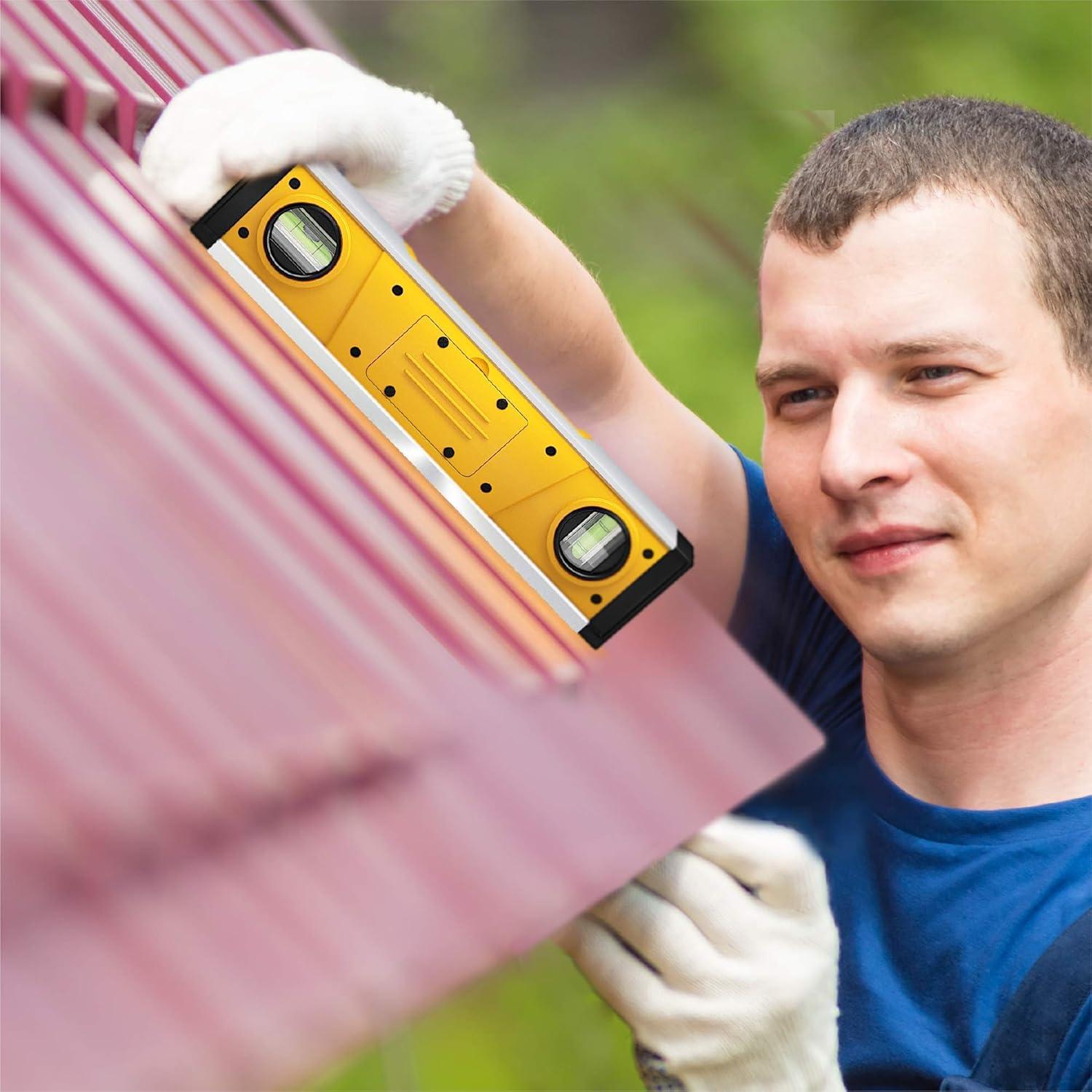 Nivel Digital Shefio 10 Pulgadas con Pantalla LCD y Base Magnética