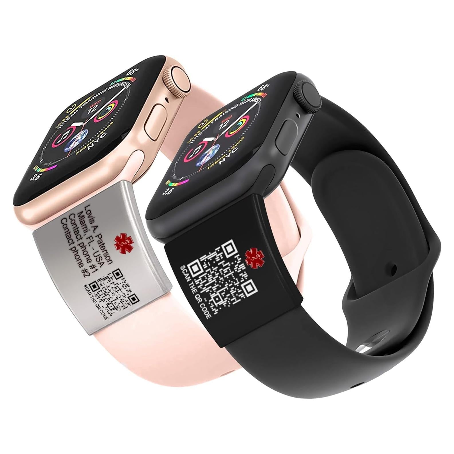 Etiqueta ID QR personalizada MIA·MIA para pulsera de reloj