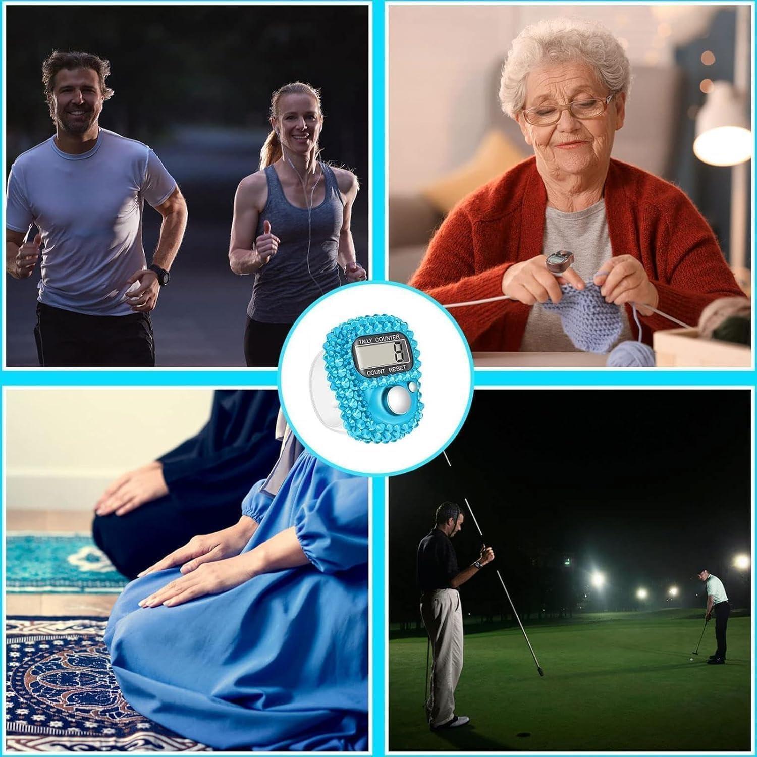 Contador Electrónico de Dedo Rosa Dwuww Mini Reiniciable