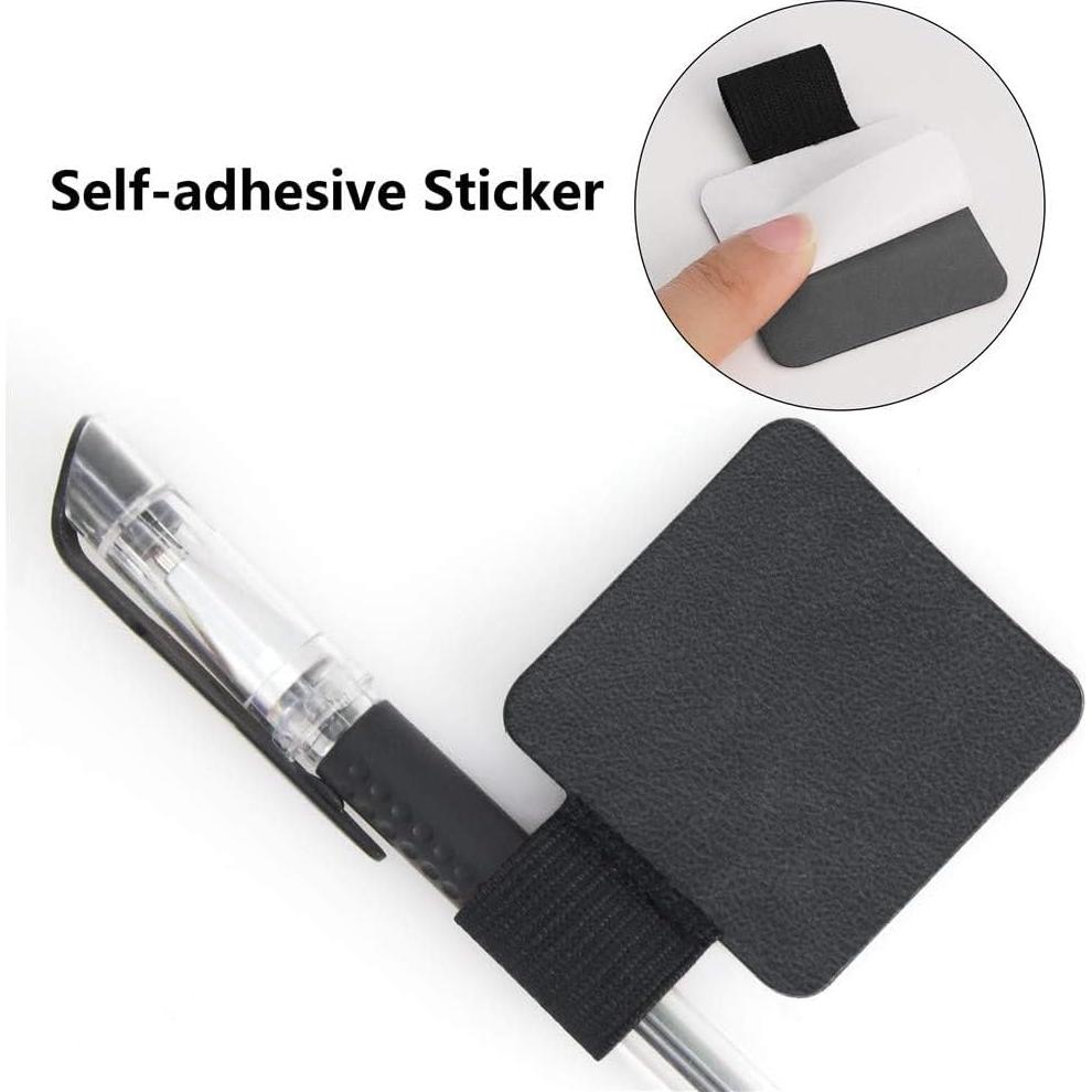 Soporte de Lápiz Autoadhesivo SLSON - 12 Unidades Negro