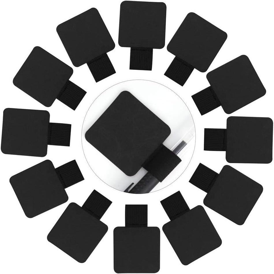 Soporte de Lápiz Autoadhesivo SLSON - 12 Unidades Negro