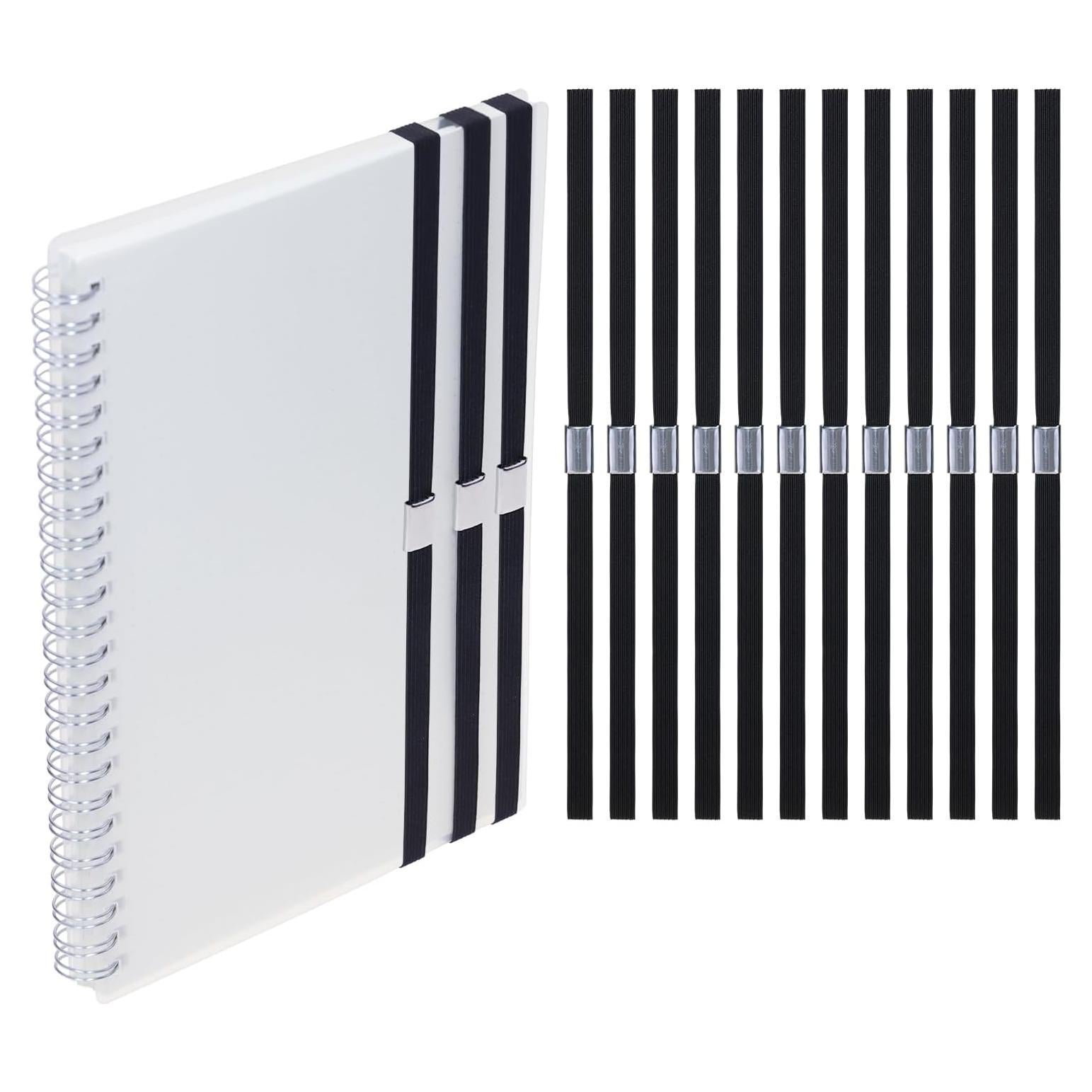 Bandas Elásticas para Planificadores Mini Skater 17.78 cm Negro - Paquete de 15