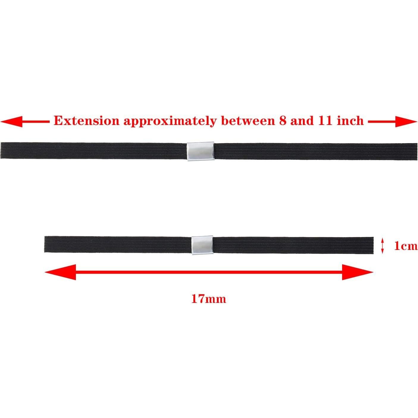 Bandas Elásticas para Planificadores Mini Skater 17.78 cm Negro - Paquete de 15