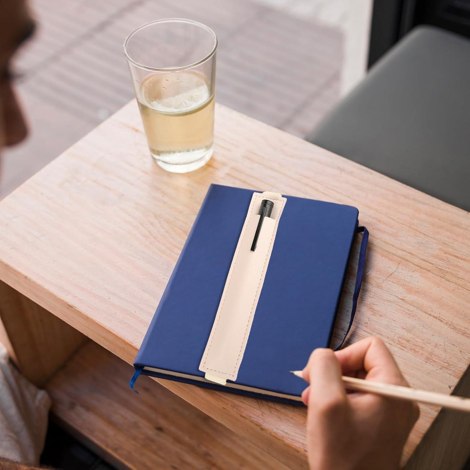 Soporte de Bolígrafos de Cuero PU Yuomeaz - 3 Piezas Ajustables