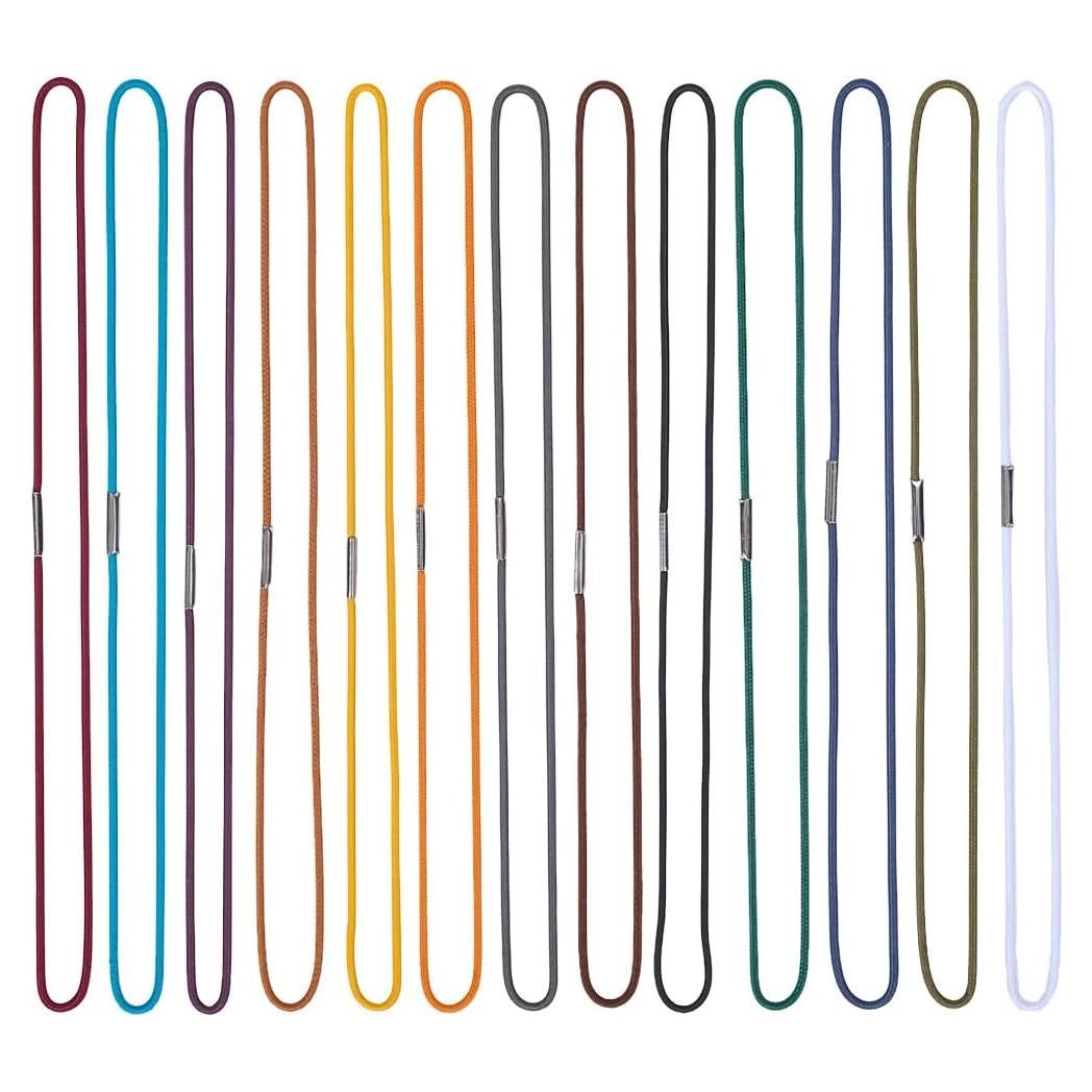 CRASPIRE 13 Piezas Bandas Elásticas de Nylon 25.4 cm 13 Colores