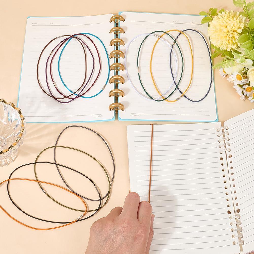 CRASPIRE 13 Piezas Bandas Elásticas de Nylon 25.4 cm 13 Colores