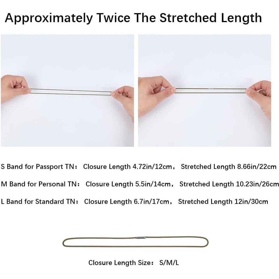 CRASPIRE 13 Piezas Bandas Elásticas de Nylon 25.4 cm 13 Colores